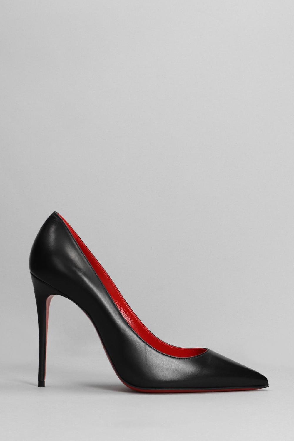 Deliberti Christian Louboutin Decollete kate in pelle nera cod. 339714 - Deliberti The Luxury Shopping