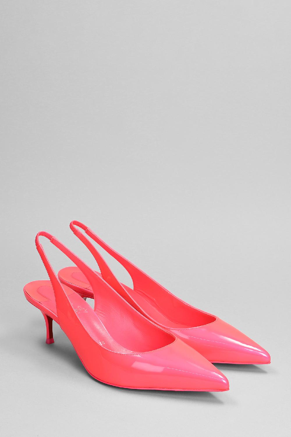 Deliberti Christian Louboutin Decollete Kate Sling 55 In Pelle Fucsia Cod. 377110 - Deliberti The Luxury Shopping