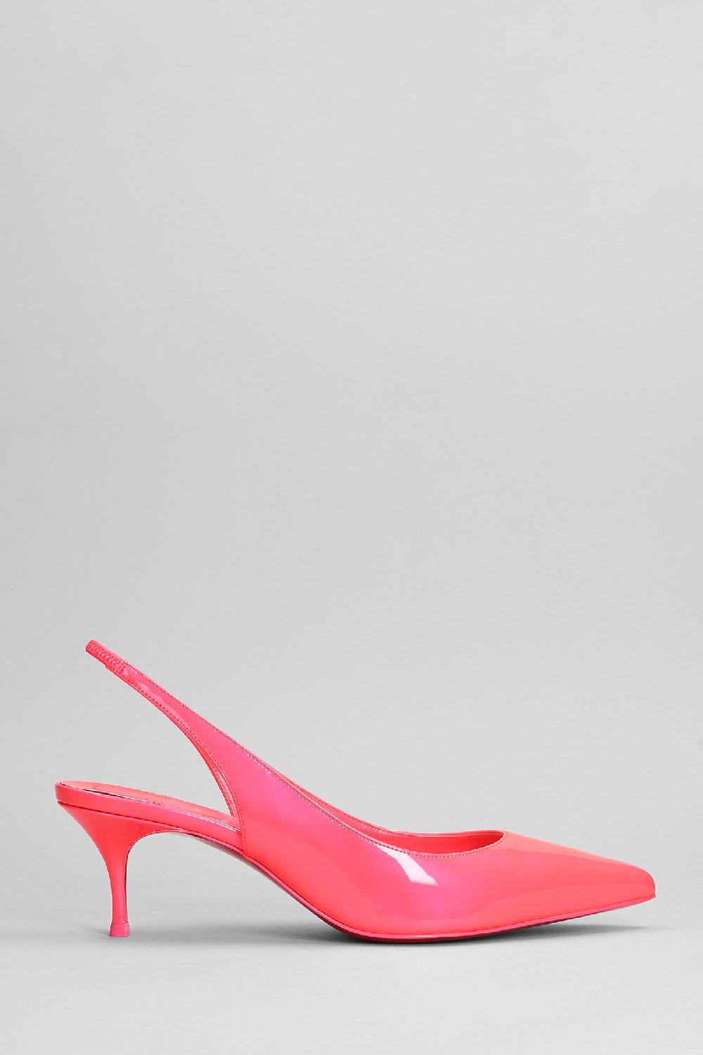 Deliberti Christian Louboutin Decollete kate sling 55 in pelle fucsia cod. 377110 - Deliberti The Luxury Shopping