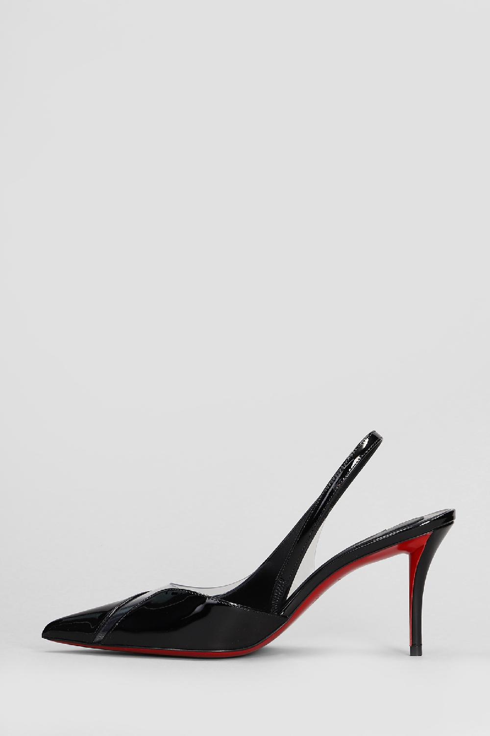 Deliberti Christian Louboutin Decollete Posticha 80 In Vernice Nera Cod. 409816 - Deliberti The Luxury Shopping