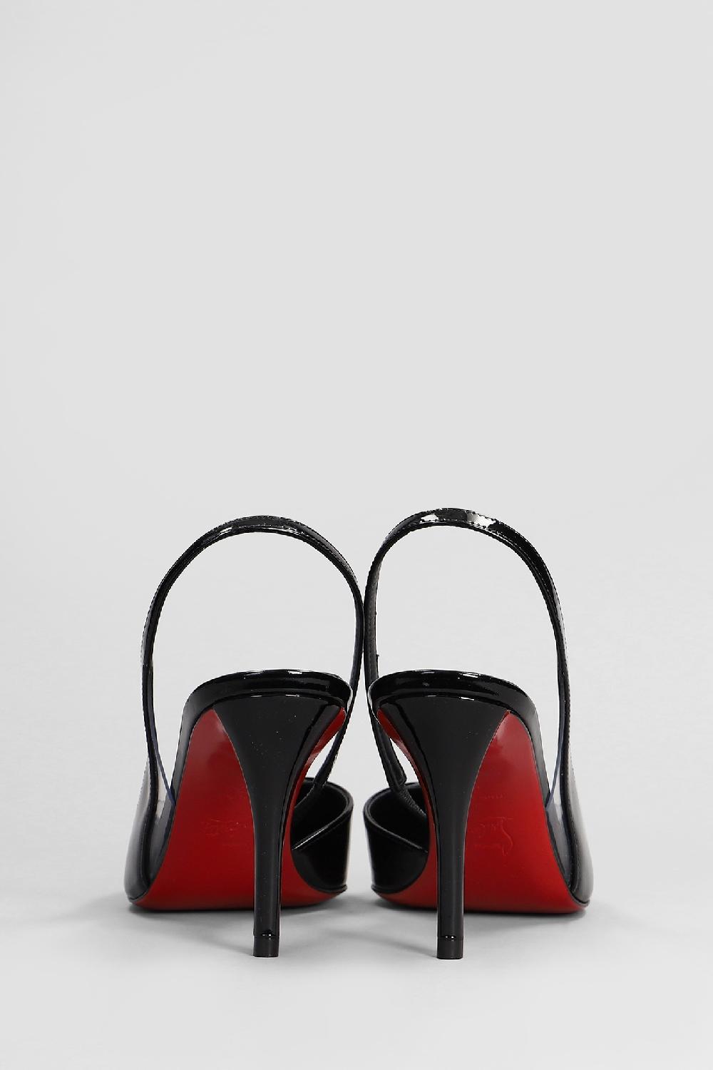 Deliberti Christian Louboutin Decollete Posticha 80 In Vernice Nera Cod. 409816 - Deliberti The Luxury Shopping