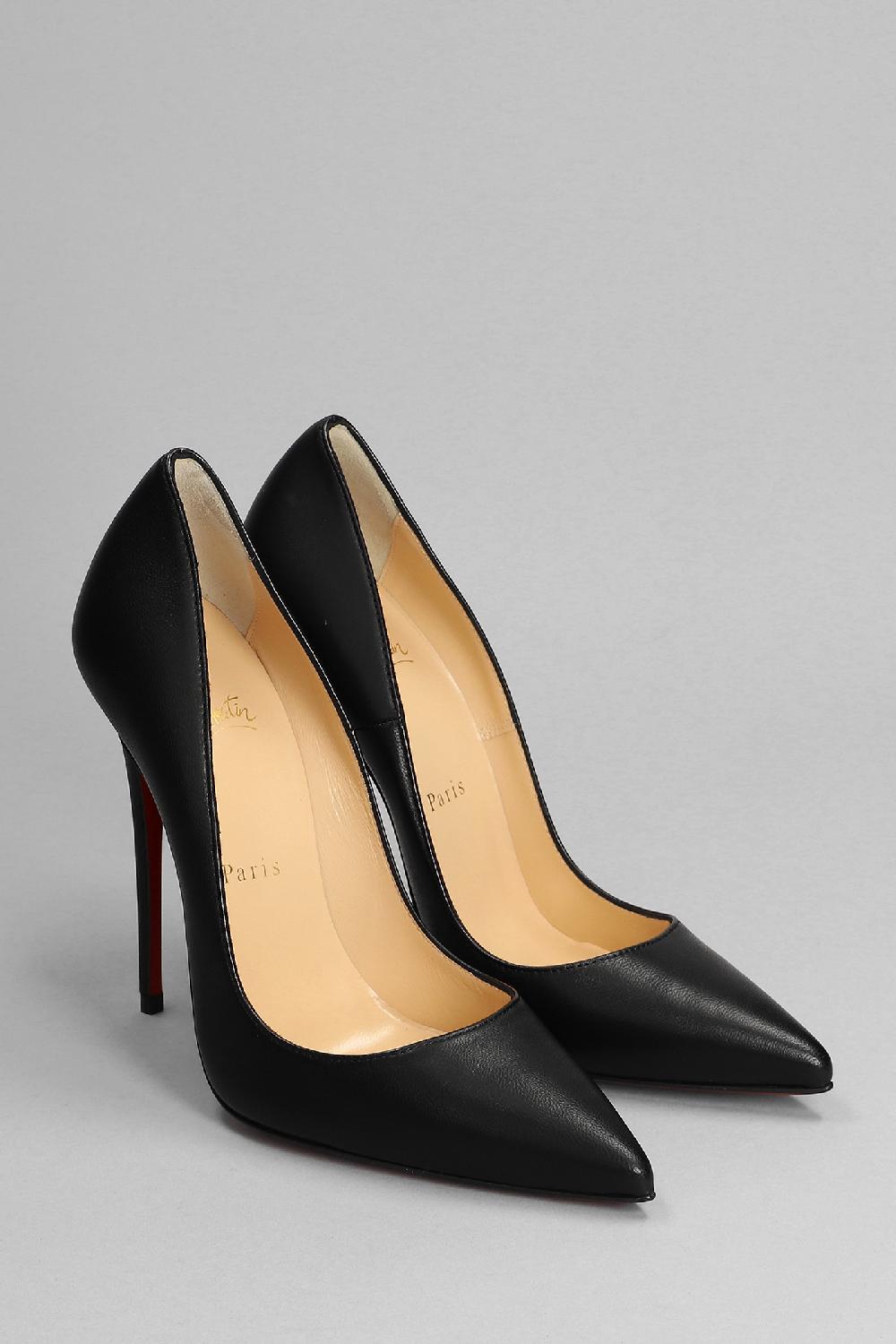 Deliberti Christian Louboutin Decollete So Kate 120 In Pelle Nera Cod. 340768 - Deliberti The Luxury Shopping
