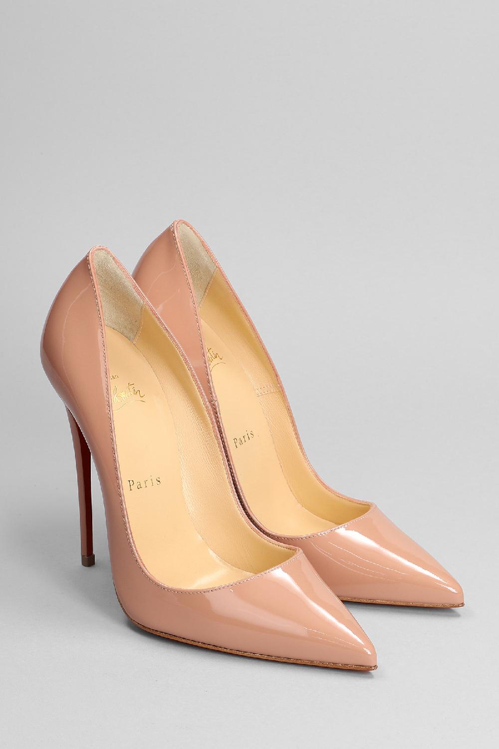 Deliberti Christian Louboutin Decollete So Kate 120 In Vernice Cipria Cod. 337564 - Deliberti The Luxury Shopping