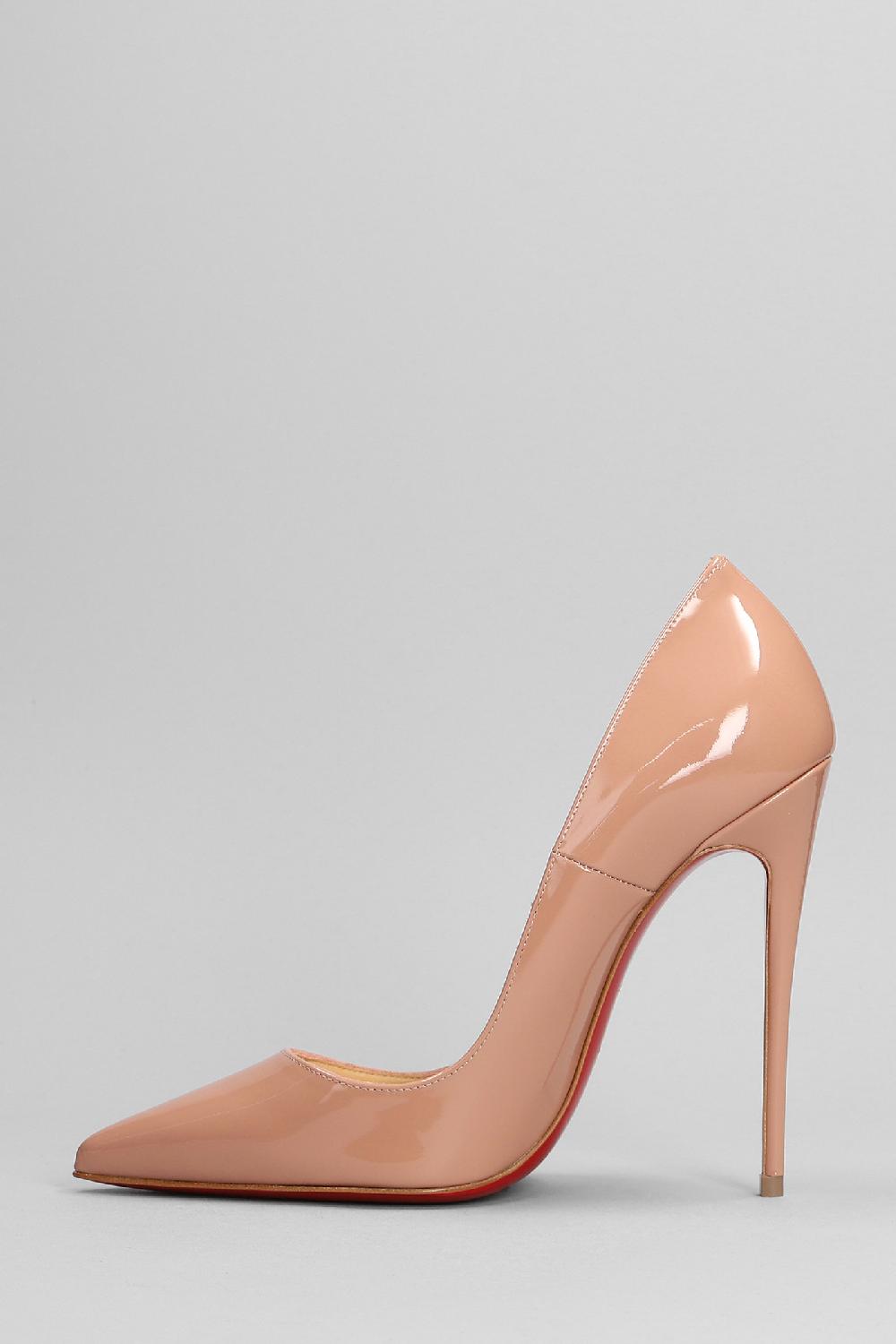Deliberti Christian Louboutin Decollete So Kate 120 In Vernice Cipria Cod. 337564 - Deliberti The Luxury Shopping
