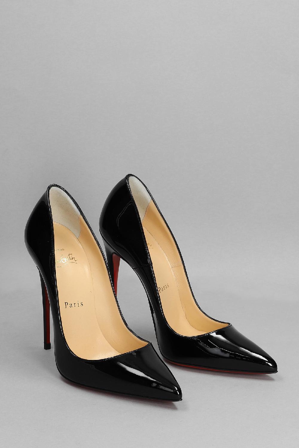 Deliberti Christian Louboutin Decollete So Kate 120 In Vernice Nera Cod. 330737 - Deliberti The Luxury Shopping