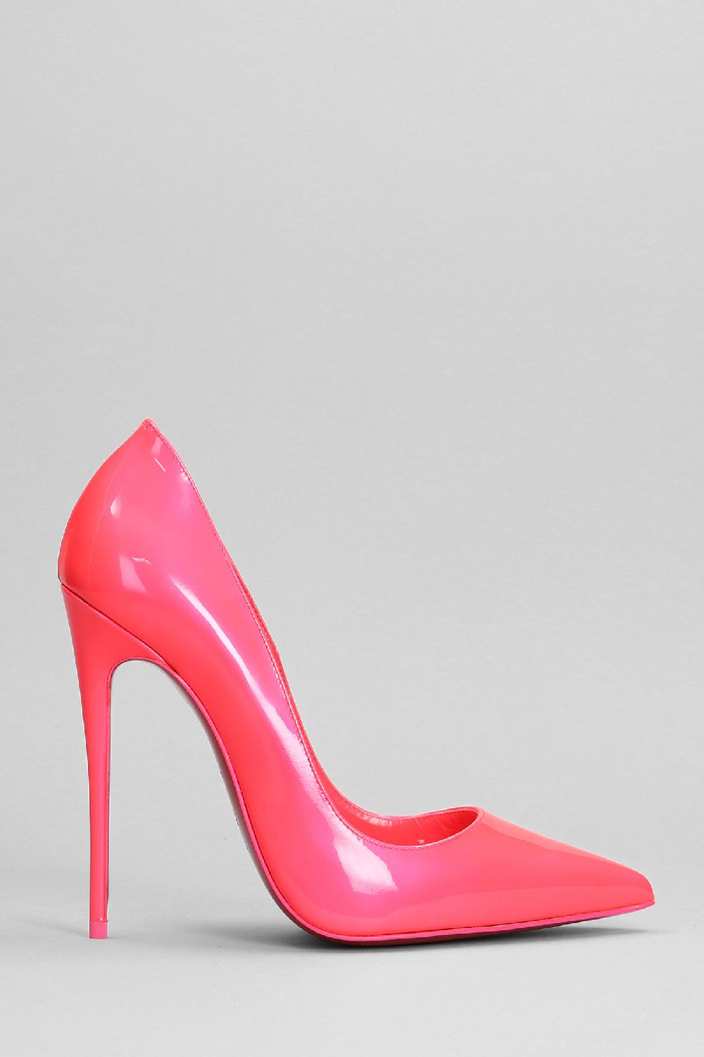 Deliberti Christian Louboutin Decollete so kate in pelle fucsia cod. 377107 - Deliberti The Luxury Shopping