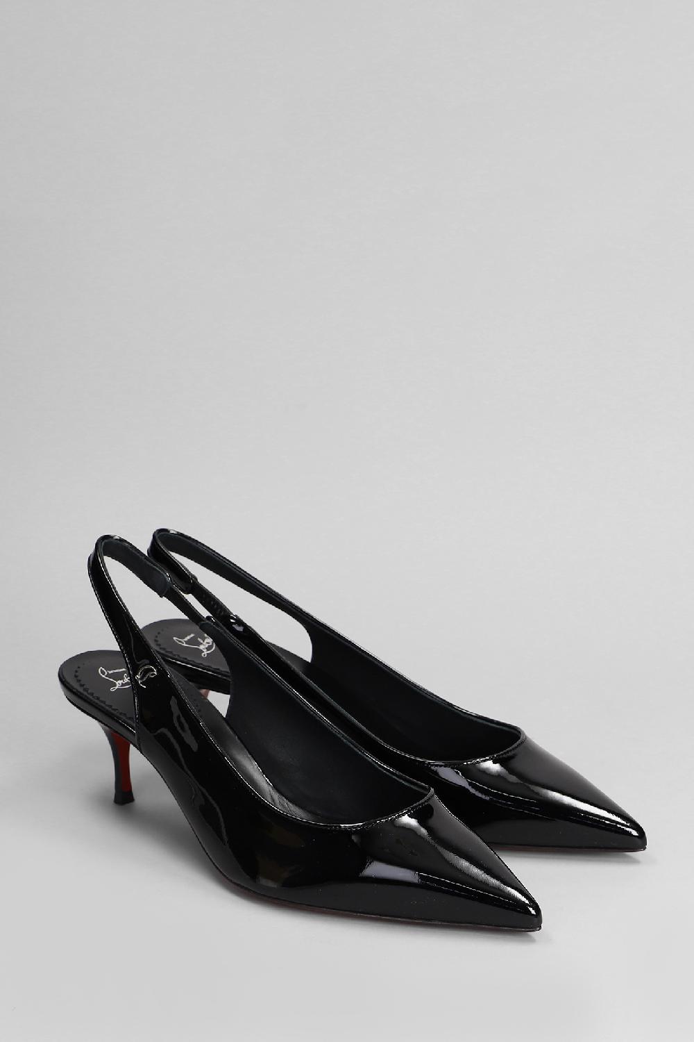 Deliberti Christian Louboutin Decollete Sporty Kate 55 In Vernice Nera Cod. 410175 - Deliberti The Luxury Shopping