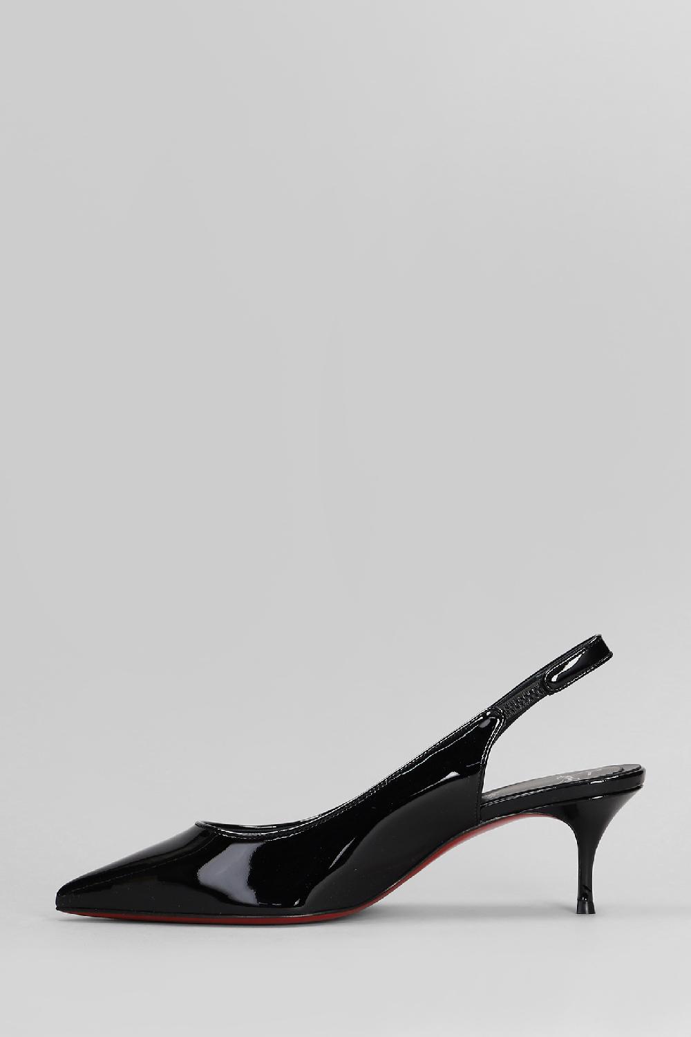 Deliberti Christian Louboutin Decollete Sporty Kate 55 In Vernice Nera Cod. 410175 - Deliberti The Luxury Shopping