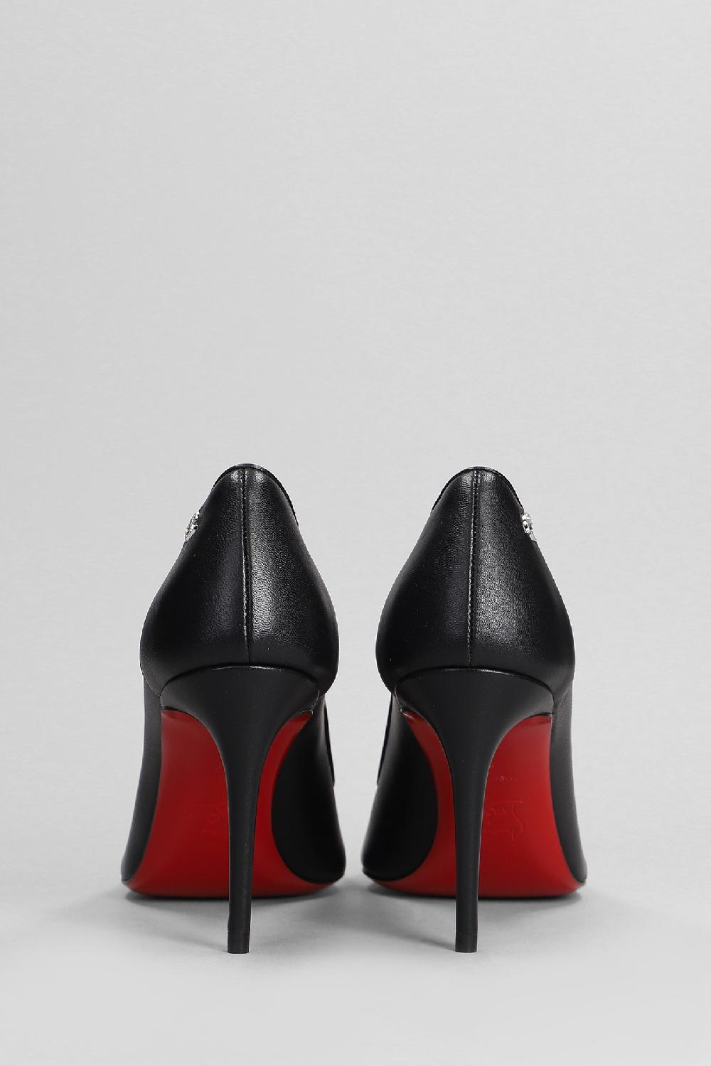 Deliberti Christian Louboutin Decollete Sporty Kate 85 In Pelle Nera Cod. 403904 - Deliberti The Luxury Shopping