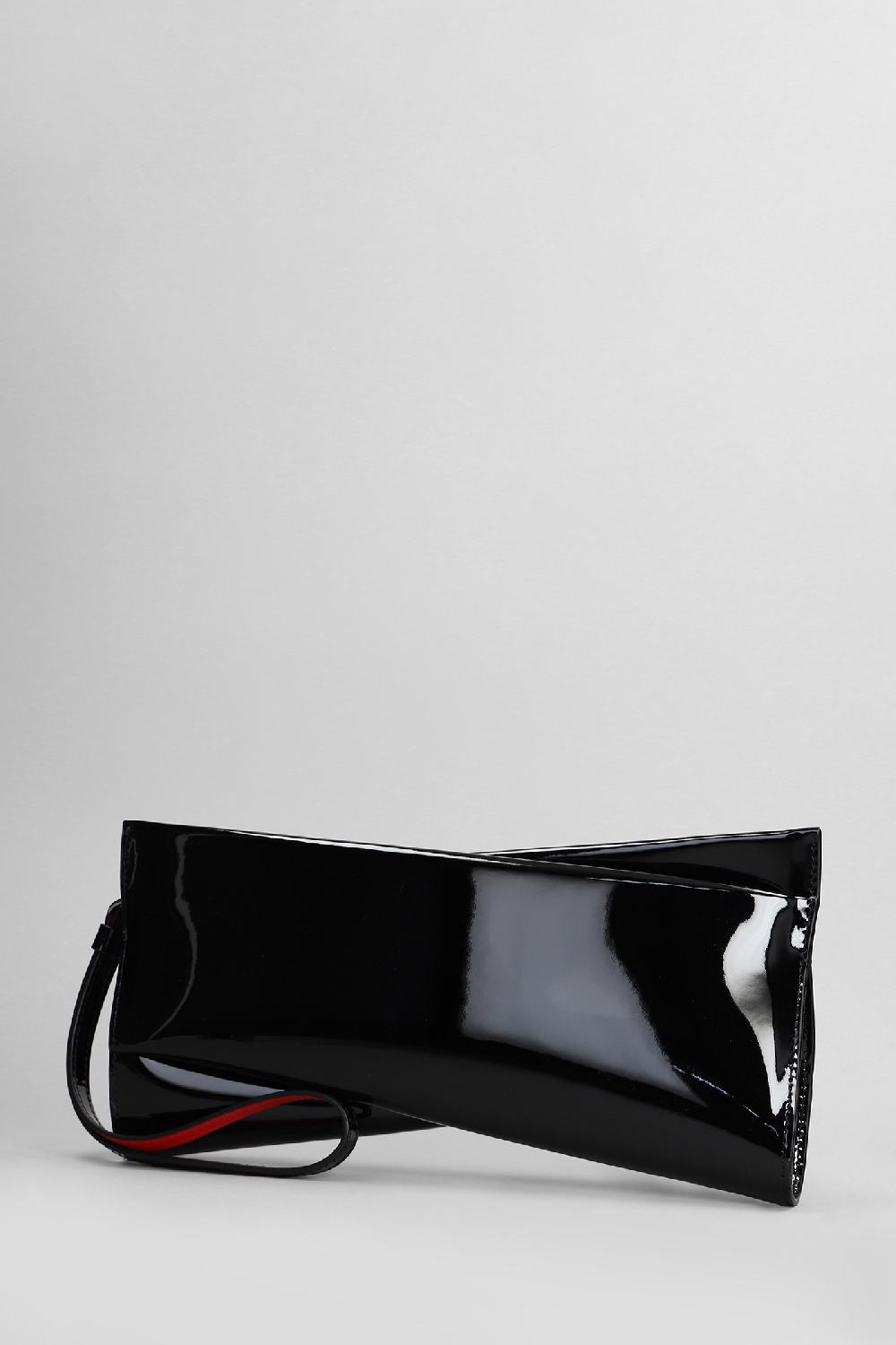 Deliberti Christian Louboutin Pochette Loubitwist In Vernice Nera Cod. 409809 - Deliberti The Luxury Shopping