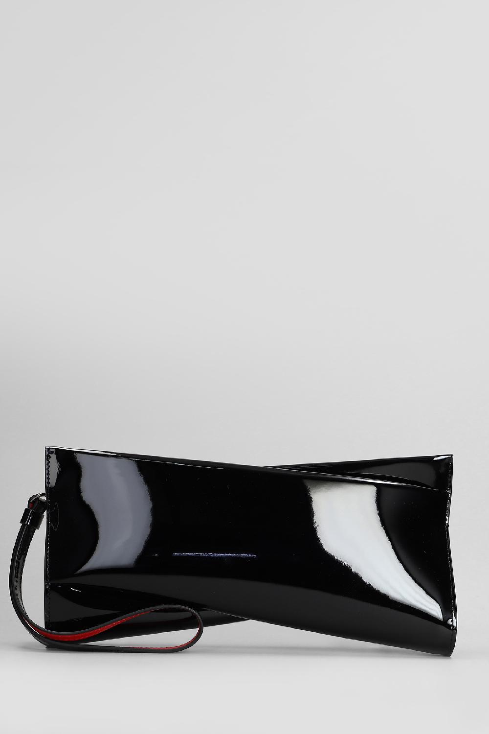 Deliberti Christian Louboutin Pochette loubitwist in vernice nera cod. 409809 - Deliberti The Luxury Shopping