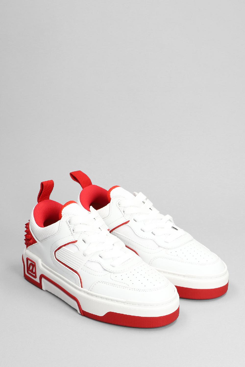 Deliberti Christian Louboutin Sneakers Astroloubi In Pelle Bianca Cod. 383952 - Deliberti The Luxury Shopping