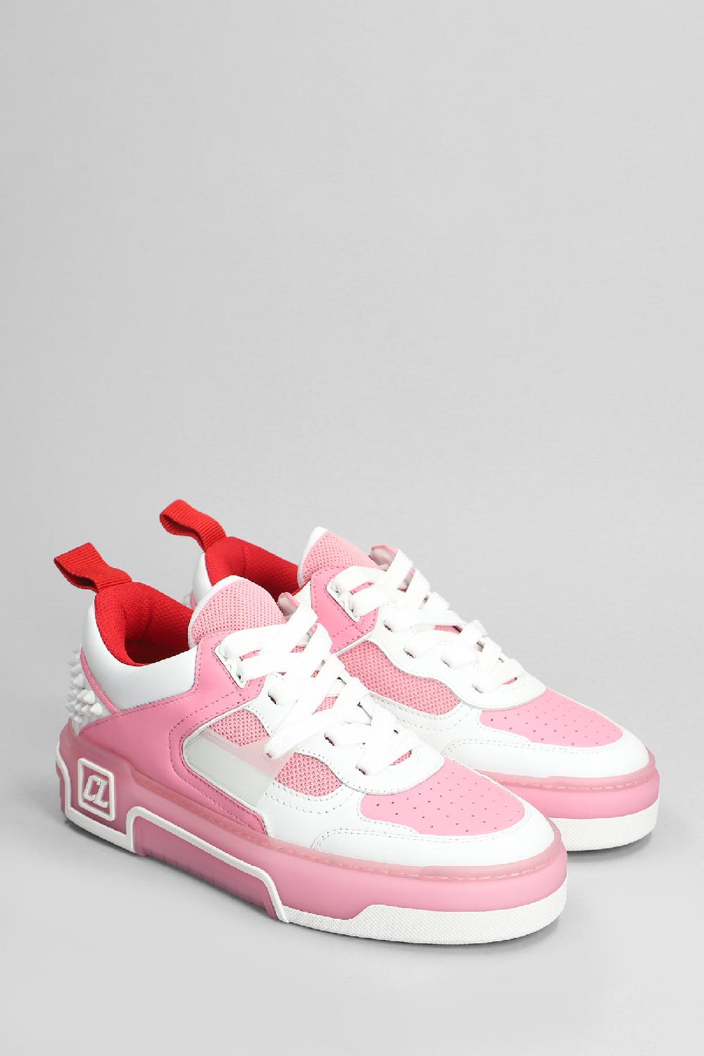 Deliberti Christian Louboutin Sneakers Astroloubi In Pelle E Tessuto Bianco Cod. 403903 - Deliberti The Luxury Shopping