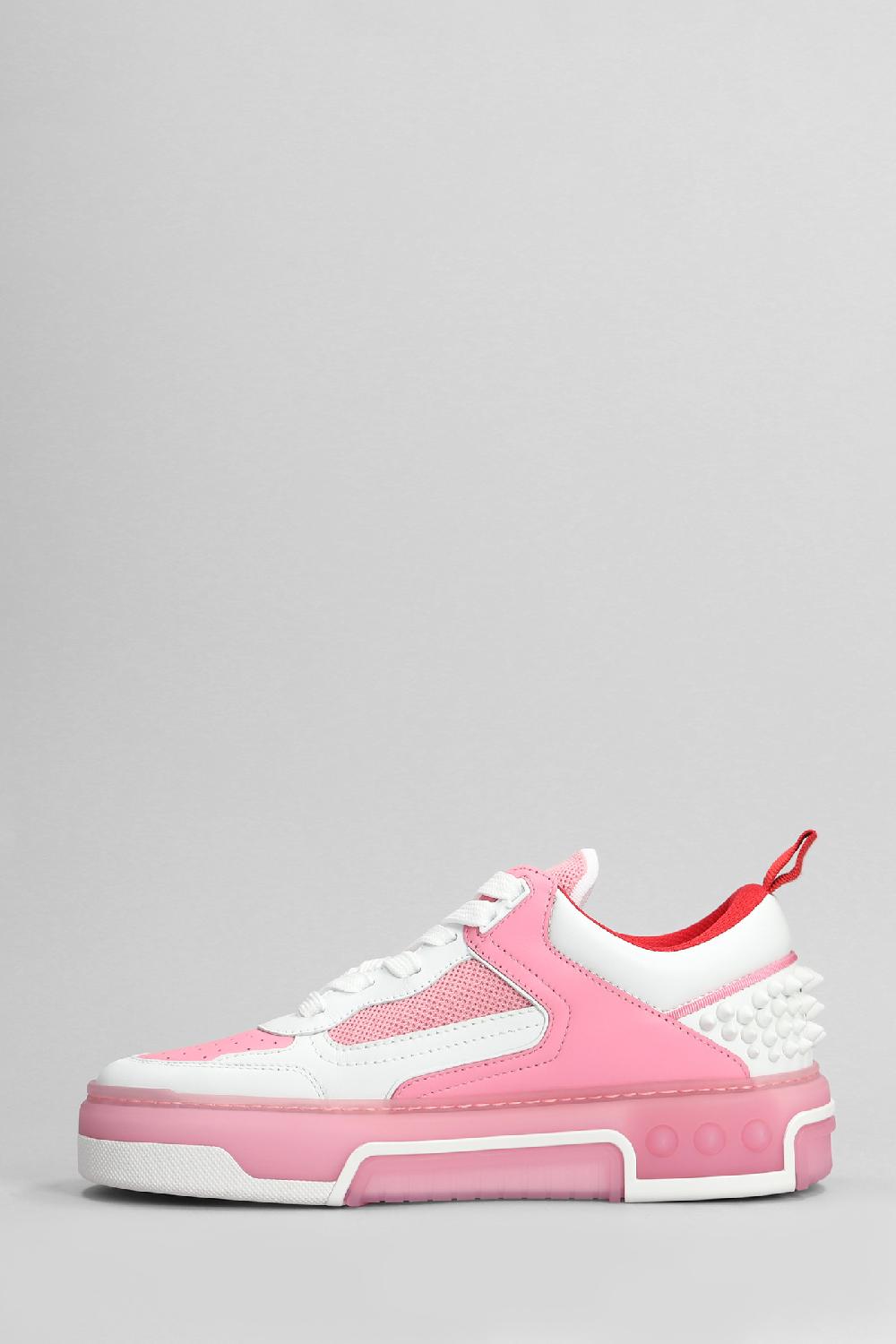 Deliberti Christian Louboutin Sneakers Astroloubi In Pelle E Tessuto Bianco Cod. 403903 - Deliberti The Luxury Shopping