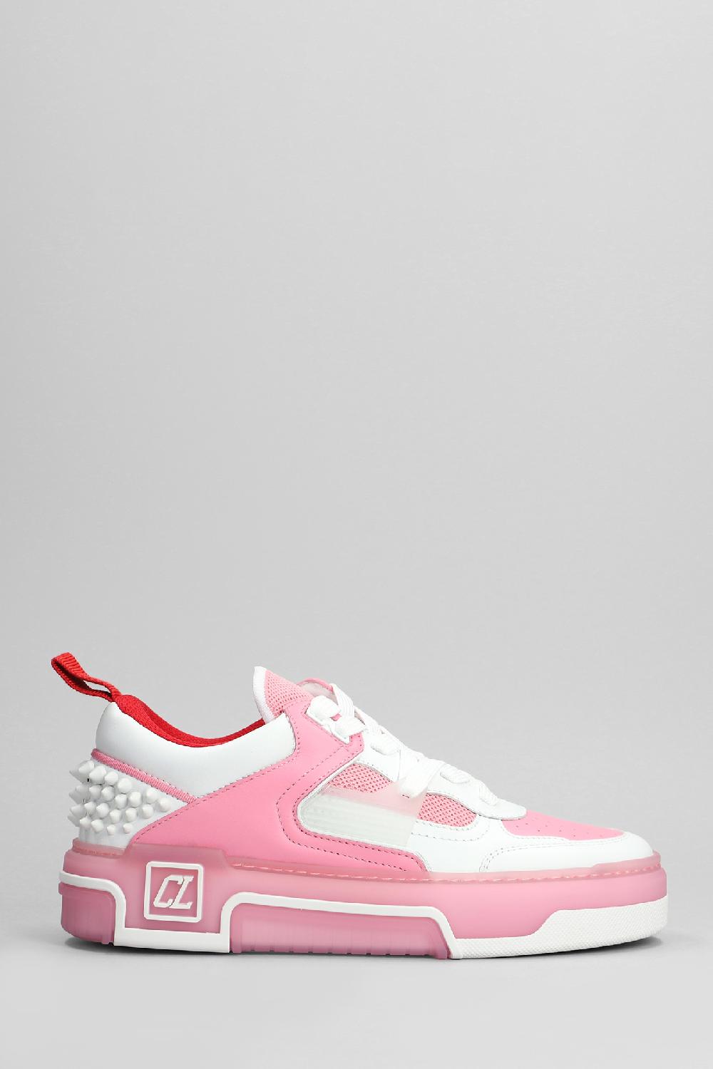 Deliberti Christian Louboutin Sneakers astroloubi in pelle e tessuto bianco cod. 403903 - Deliberti The Luxury Shopping