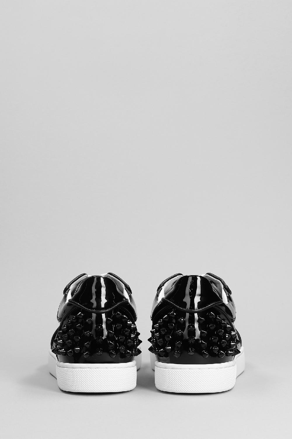 Deliberti Christian Louboutin Sneakers Vieira 2 In Vernice Nera Cod. 391757 - Deliberti The Luxury Shopping