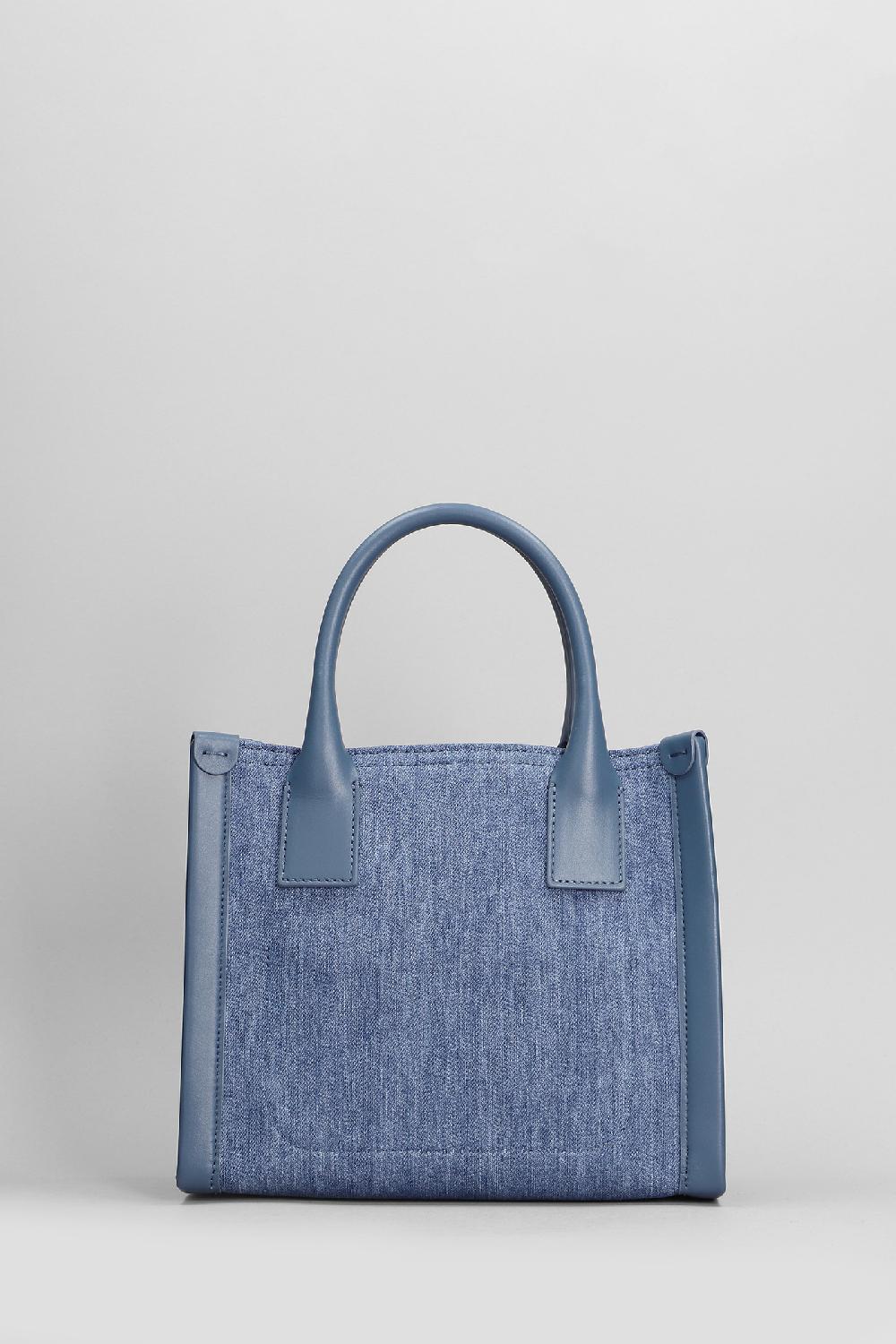 Deliberti Christian Louboutin Tote By My Side Mini In Cotone Blu Cod. 410185 - Deliberti The Luxury Shopping