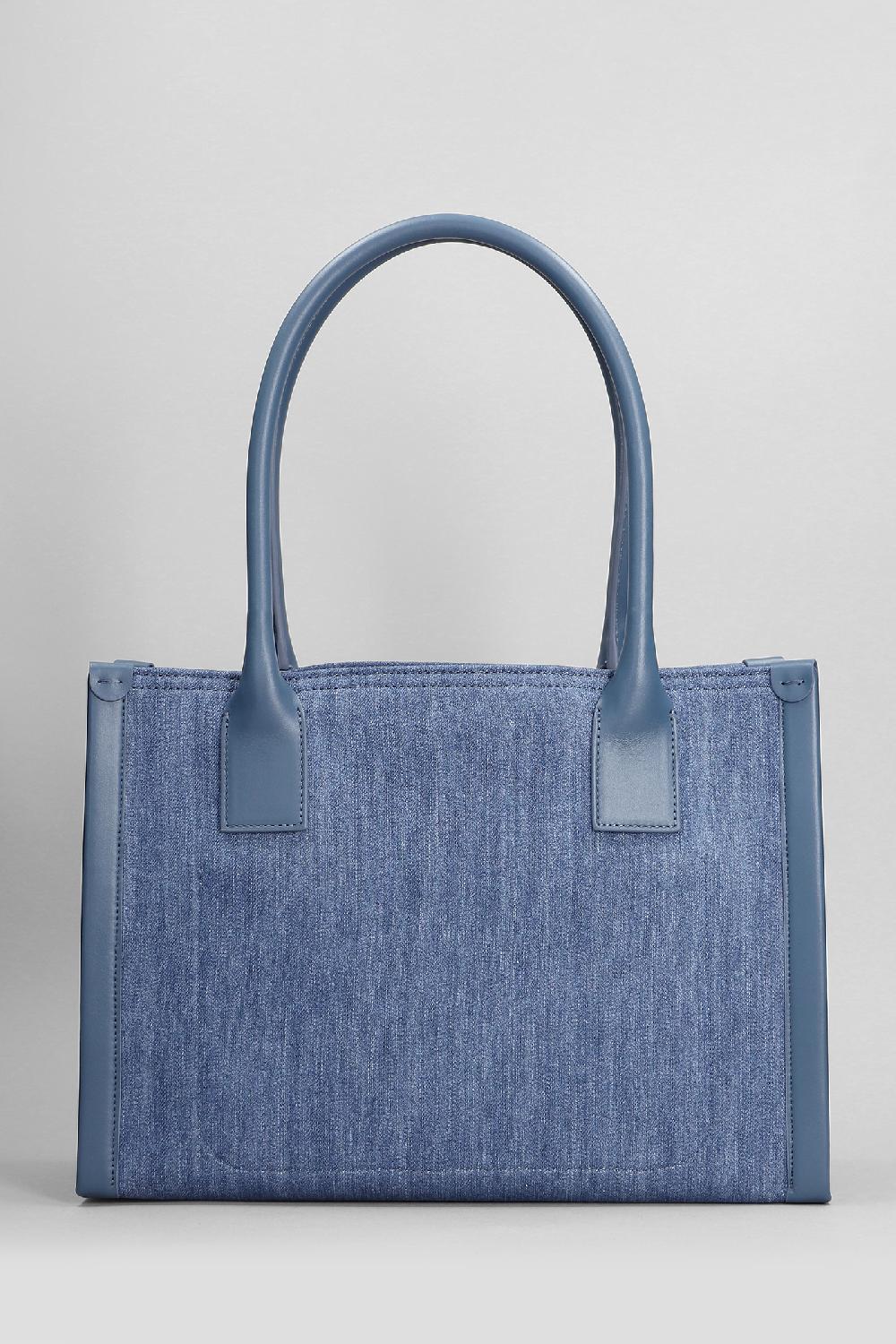 Deliberti Christian Louboutin Tote By My Side Small In Cotone Blu Cod. 410184 - Deliberti The Luxury Shopping