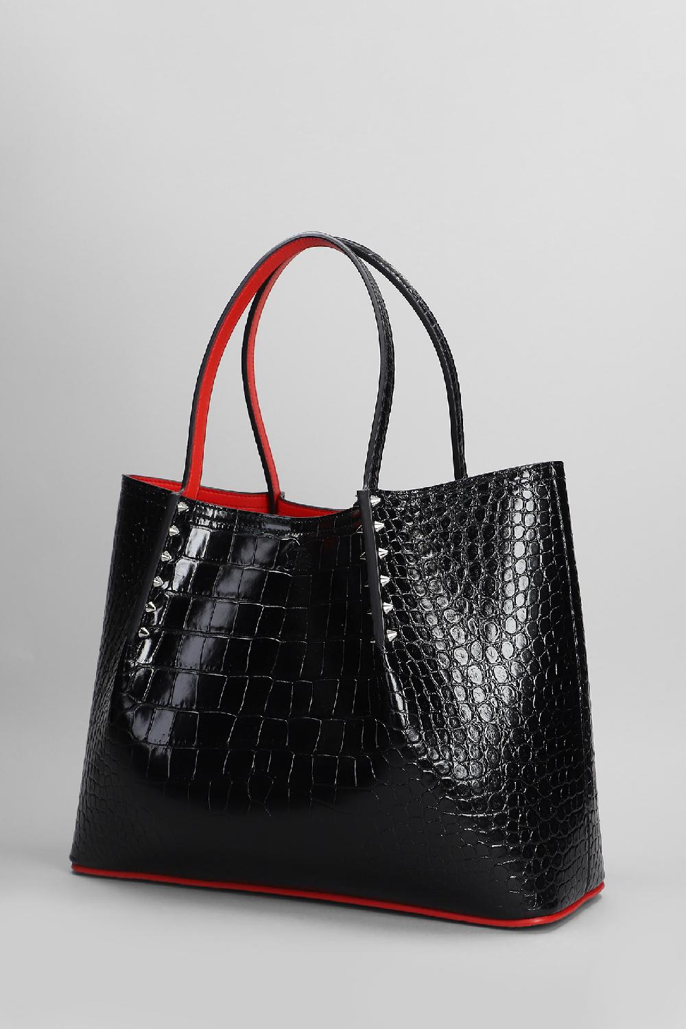 Deliberti Christian Louboutin Tote Cabarock In Pelle Nera Cod. 403898 - Deliberti The Luxury Shopping