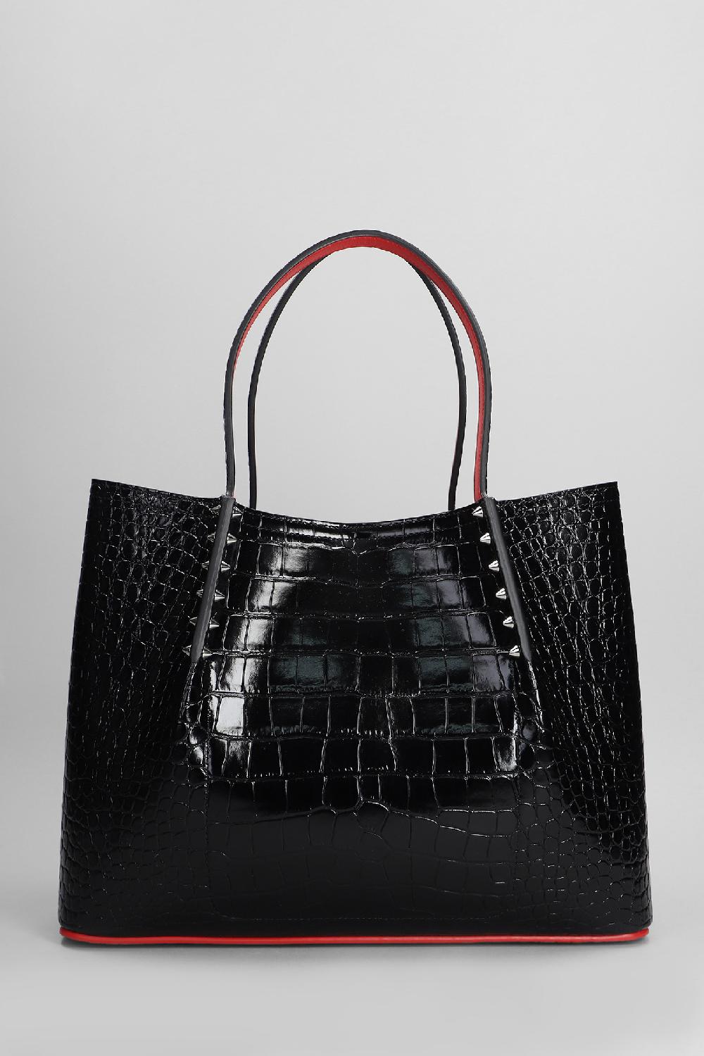 Deliberti Christian Louboutin Tote Cabarock In Pelle Nera Cod. 403898 - Deliberti The Luxury Shopping