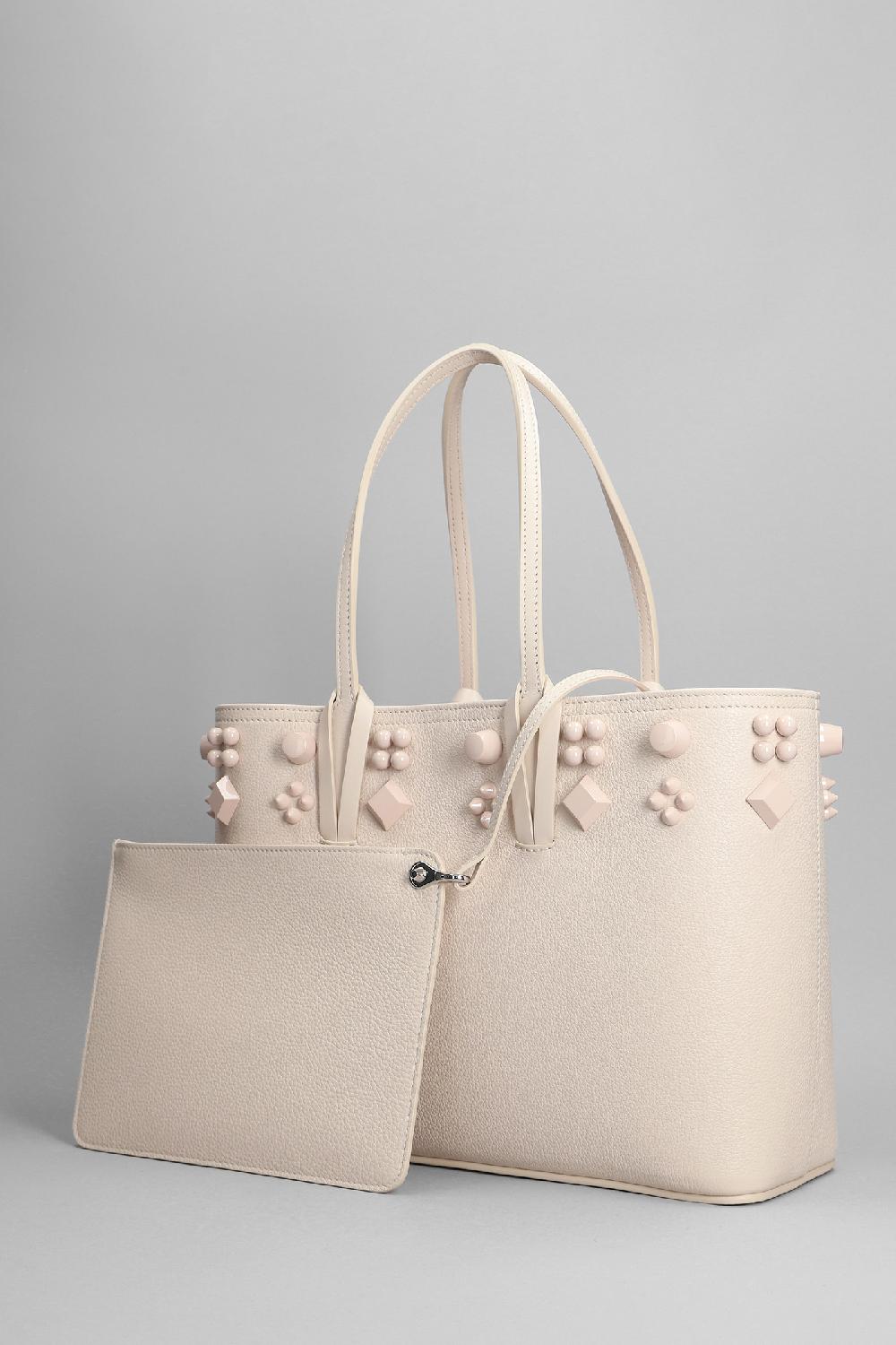 Deliberti Christian Louboutin Tote Cabata In Pelle Cipria Cod. 366262 - Deliberti The Luxury Shopping