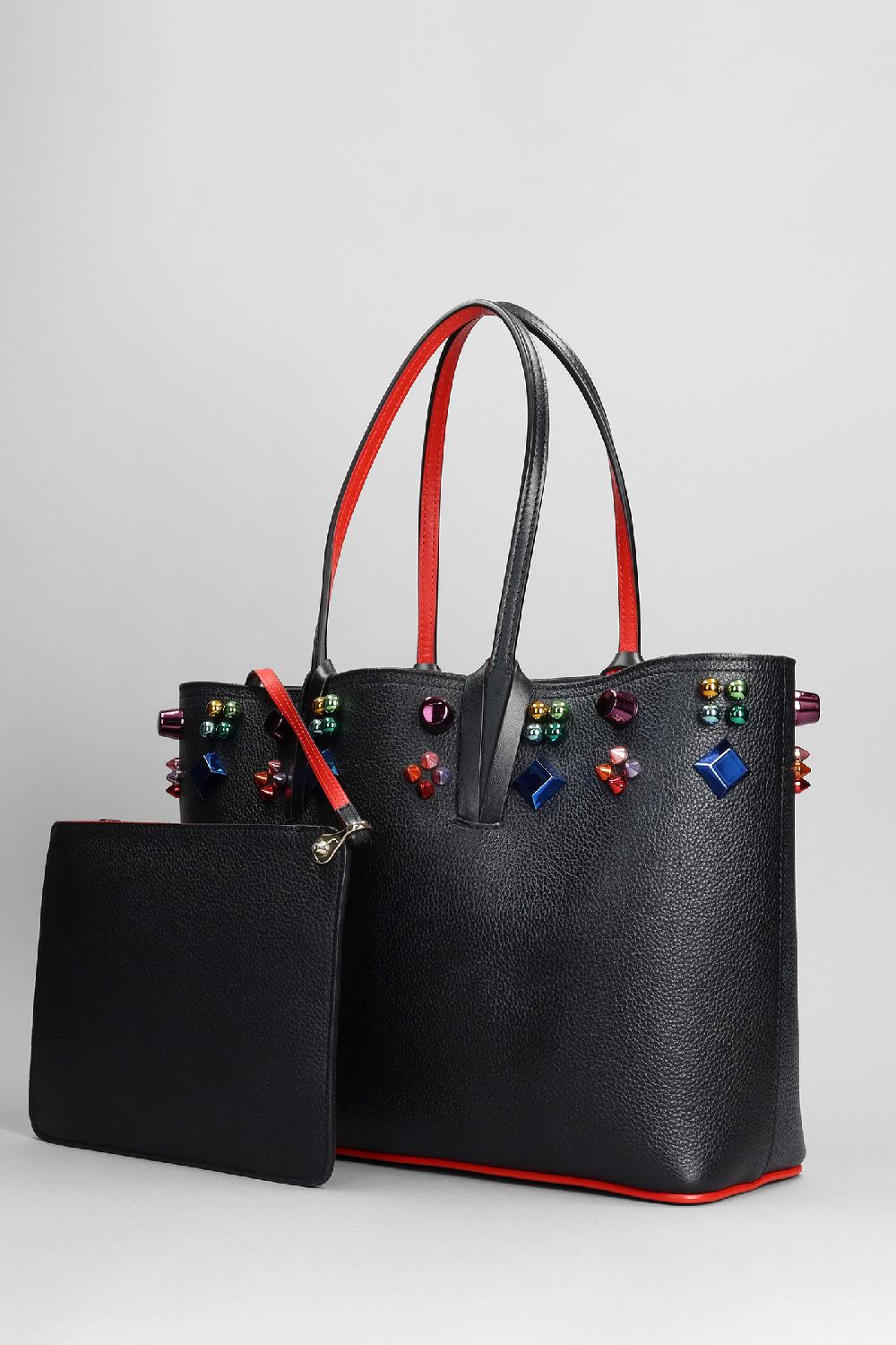 Deliberti Christian Louboutin Tote Cabata In Pelle Nera Cod. 346504 - Deliberti The Luxury Shopping