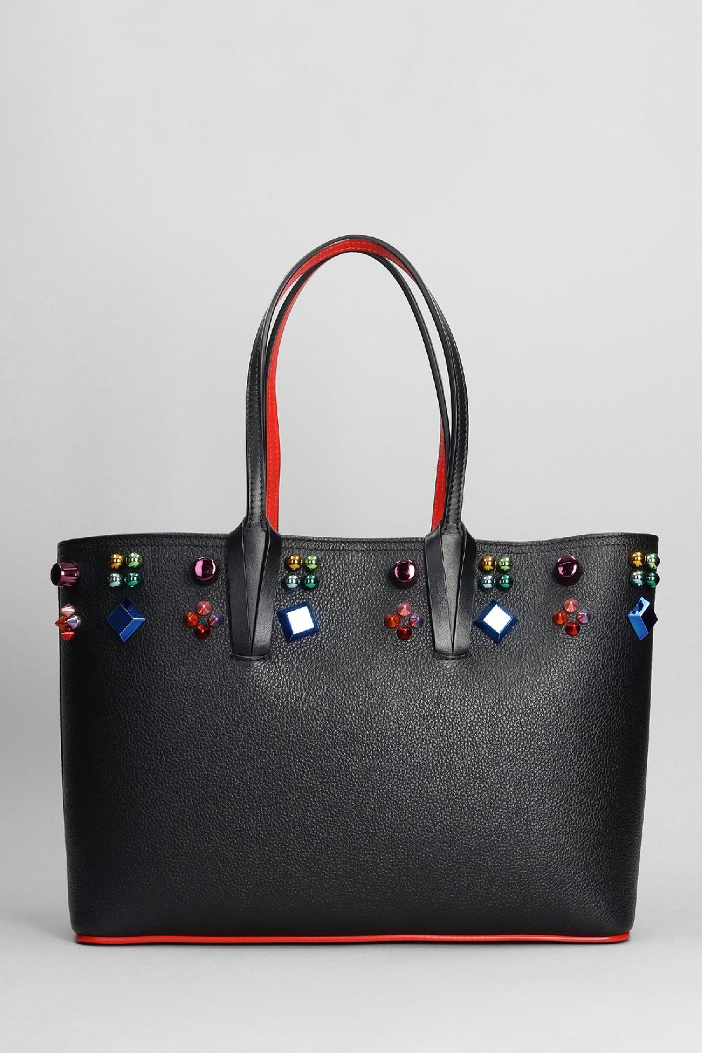 Deliberti Christian Louboutin Tote Cabata In Pelle Nera Cod. 346504 - Deliberti The Luxury Shopping