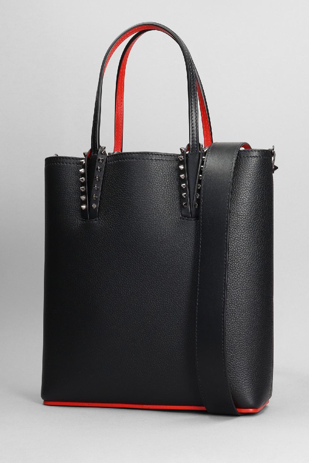 Deliberti Christian Louboutin Tote Cabata In Pelle Nera Cod. 337567 - Deliberti The Luxury Shopping