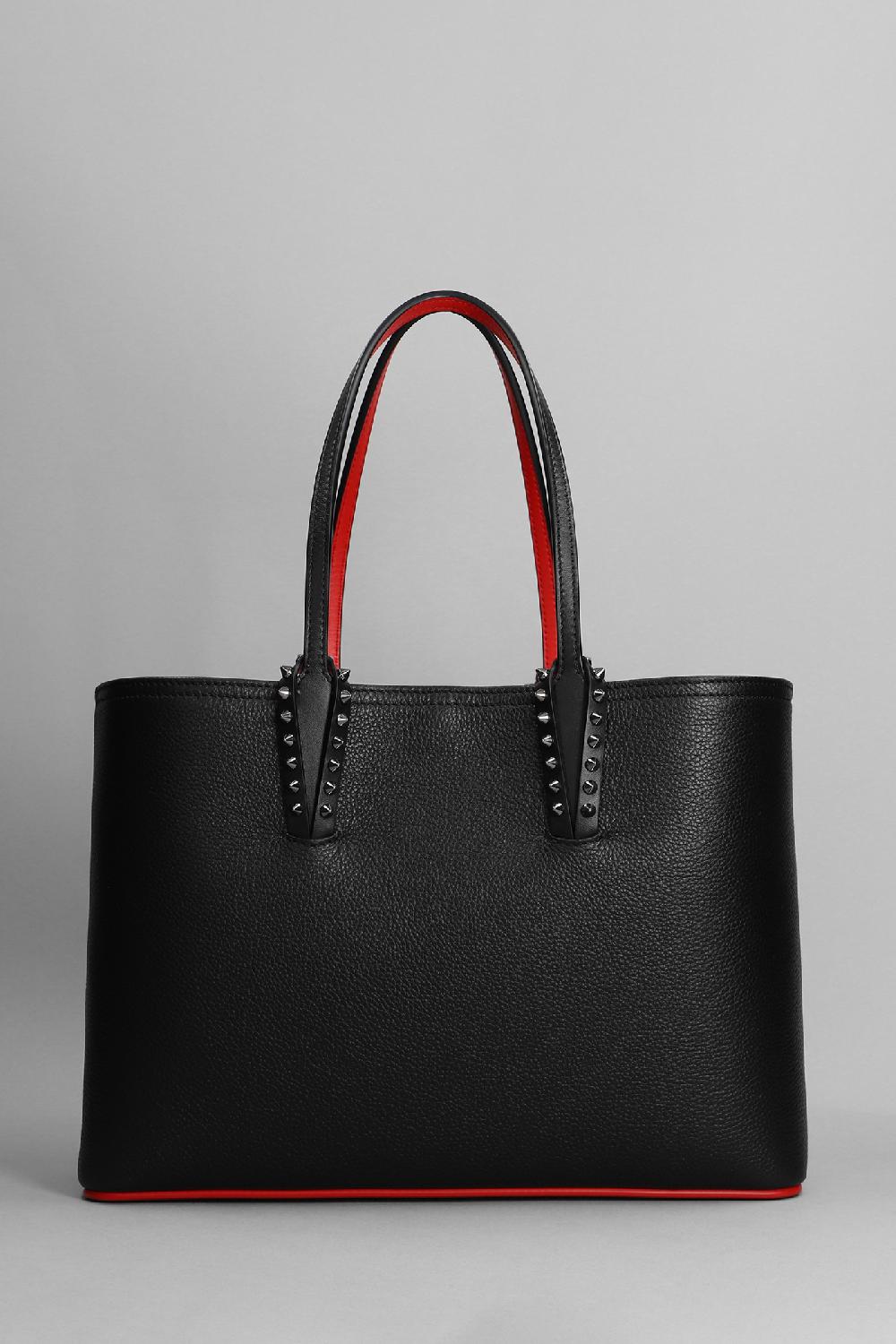 Deliberti Christian Louboutin Tote cabata in pelle nera cod. 317251 - Deliberti The Luxury Shopping