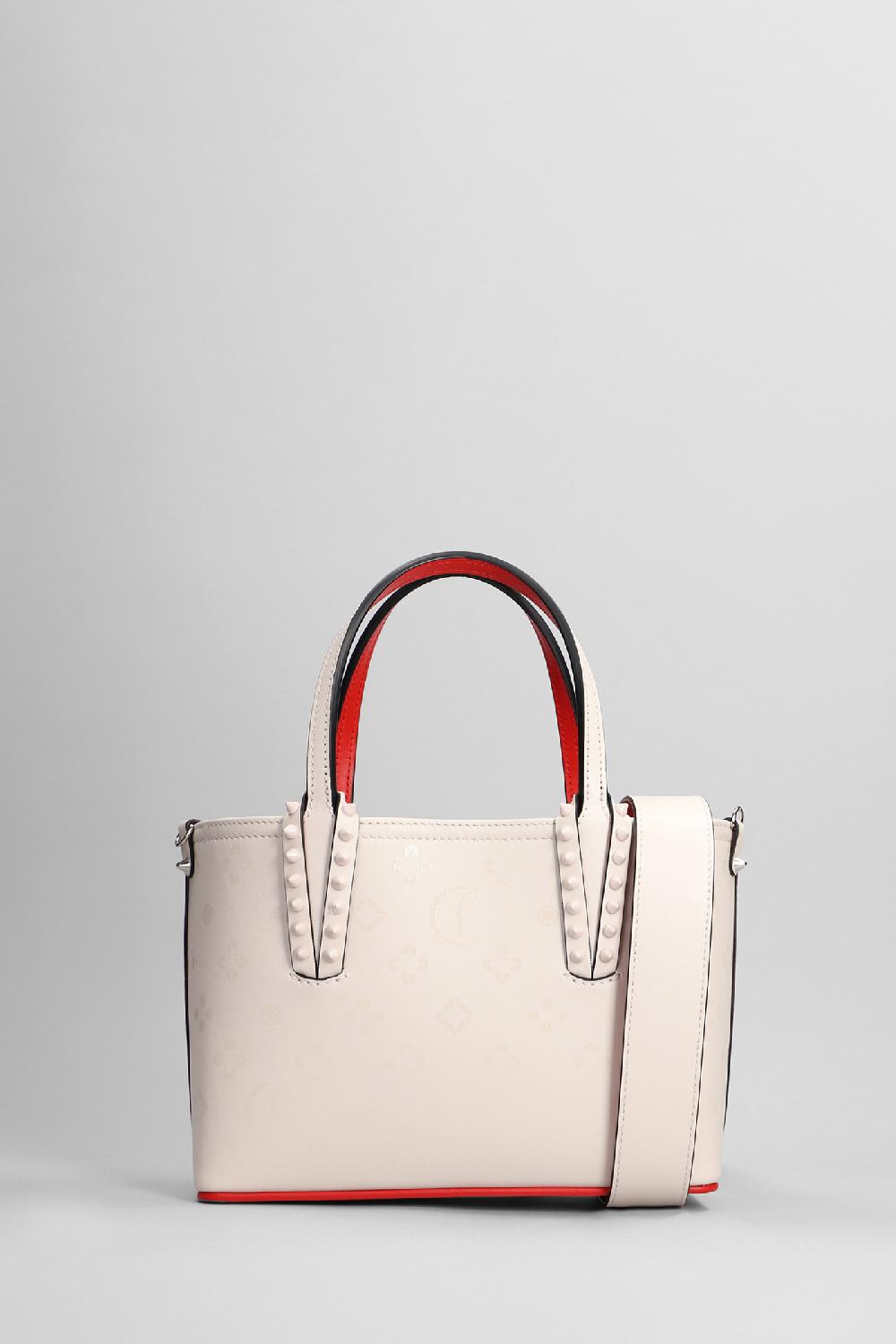 Deliberti Christian Louboutin Tote cabata mini in pelle rosa cod. 382263 - Deliberti The Luxury Shopping