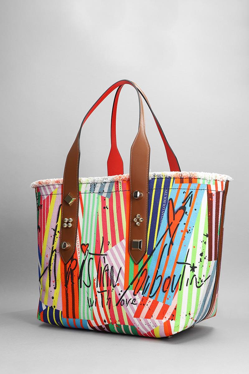 Deliberti Christian Louboutin Tote In Cotone Multicolor Cod. 354652 - Deliberti The Luxury Shopping