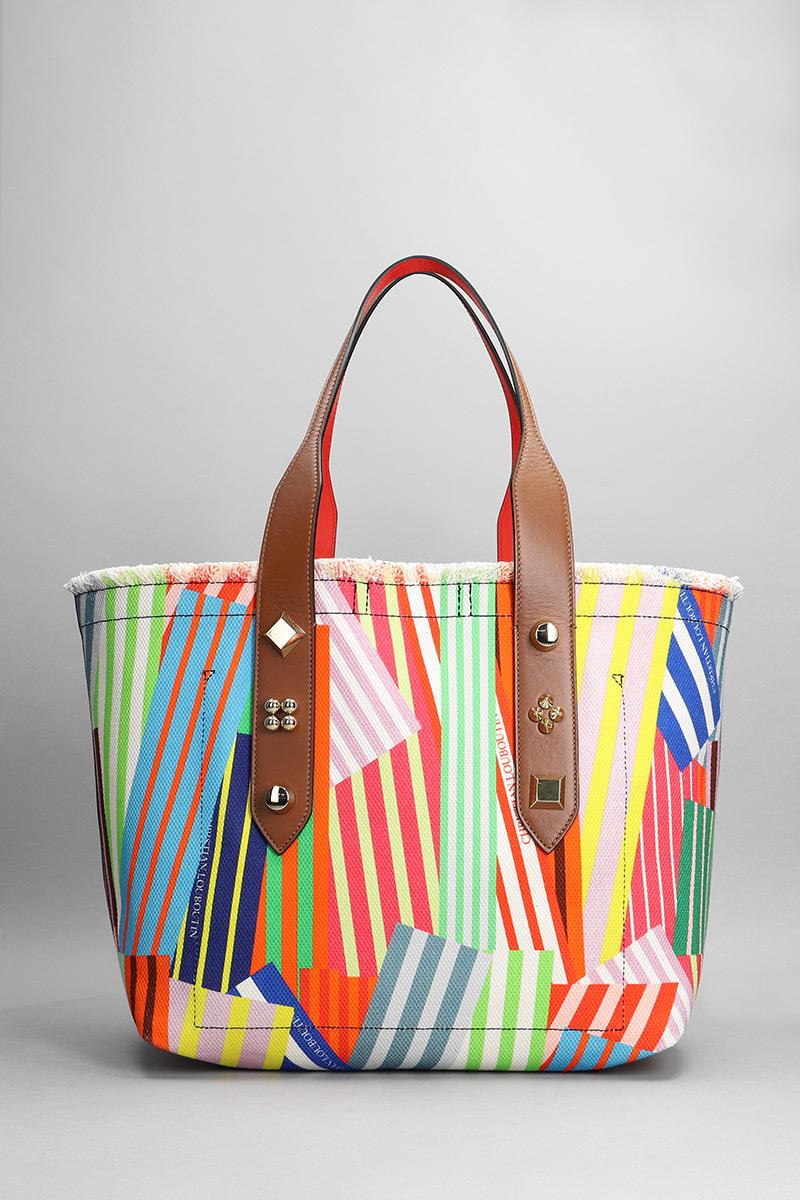 Deliberti Christian Louboutin Tote In Cotone Multicolor Cod. 354652 - Deliberti The Luxury Shopping