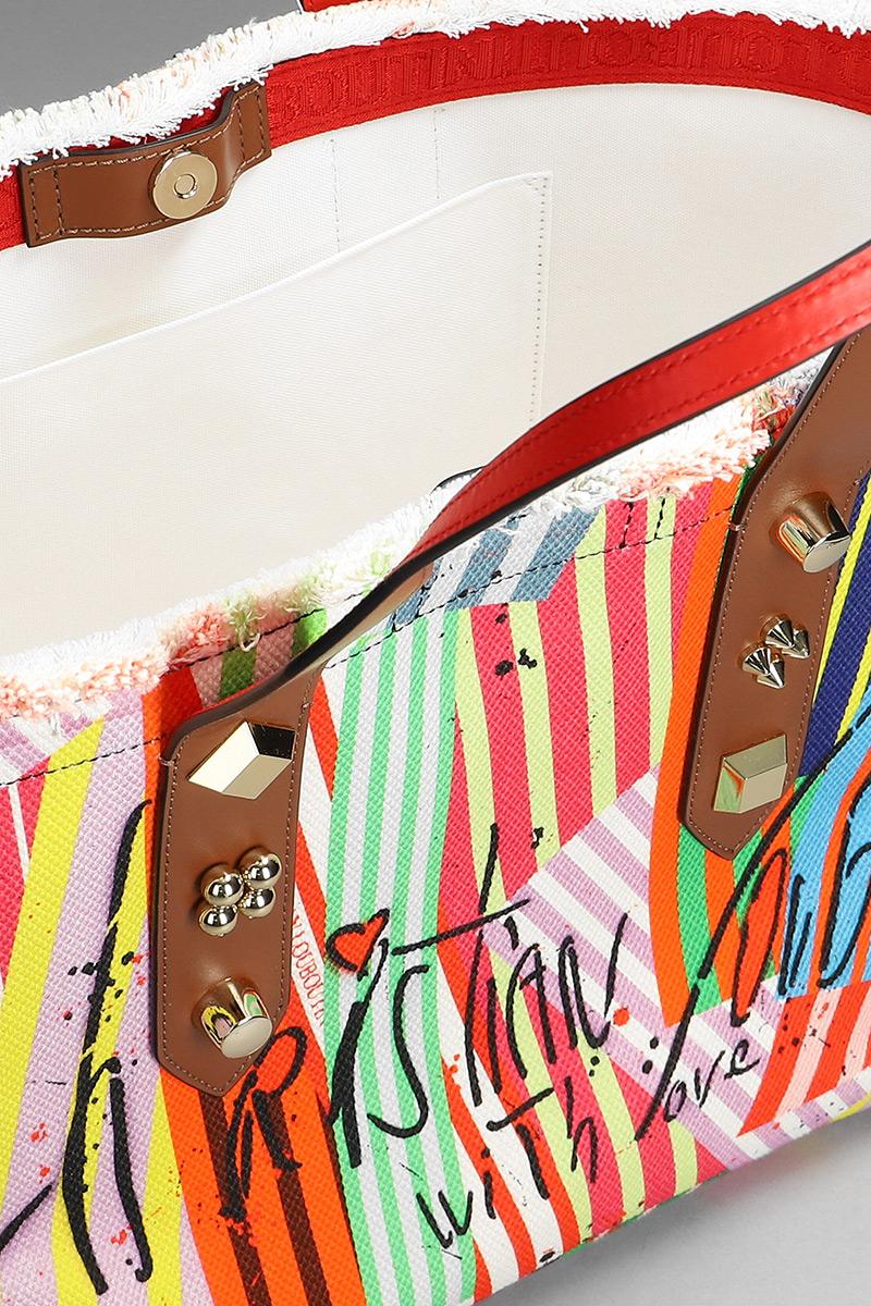 Deliberti Christian Louboutin Tote In Cotone Multicolor Cod. 354652 - Deliberti The Luxury Shopping