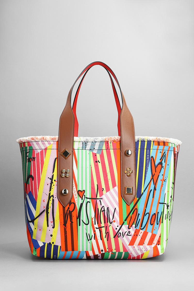 Deliberti Christian Louboutin Tote in cotone multicolor cod. 354652 - Deliberti The Luxury Shopping