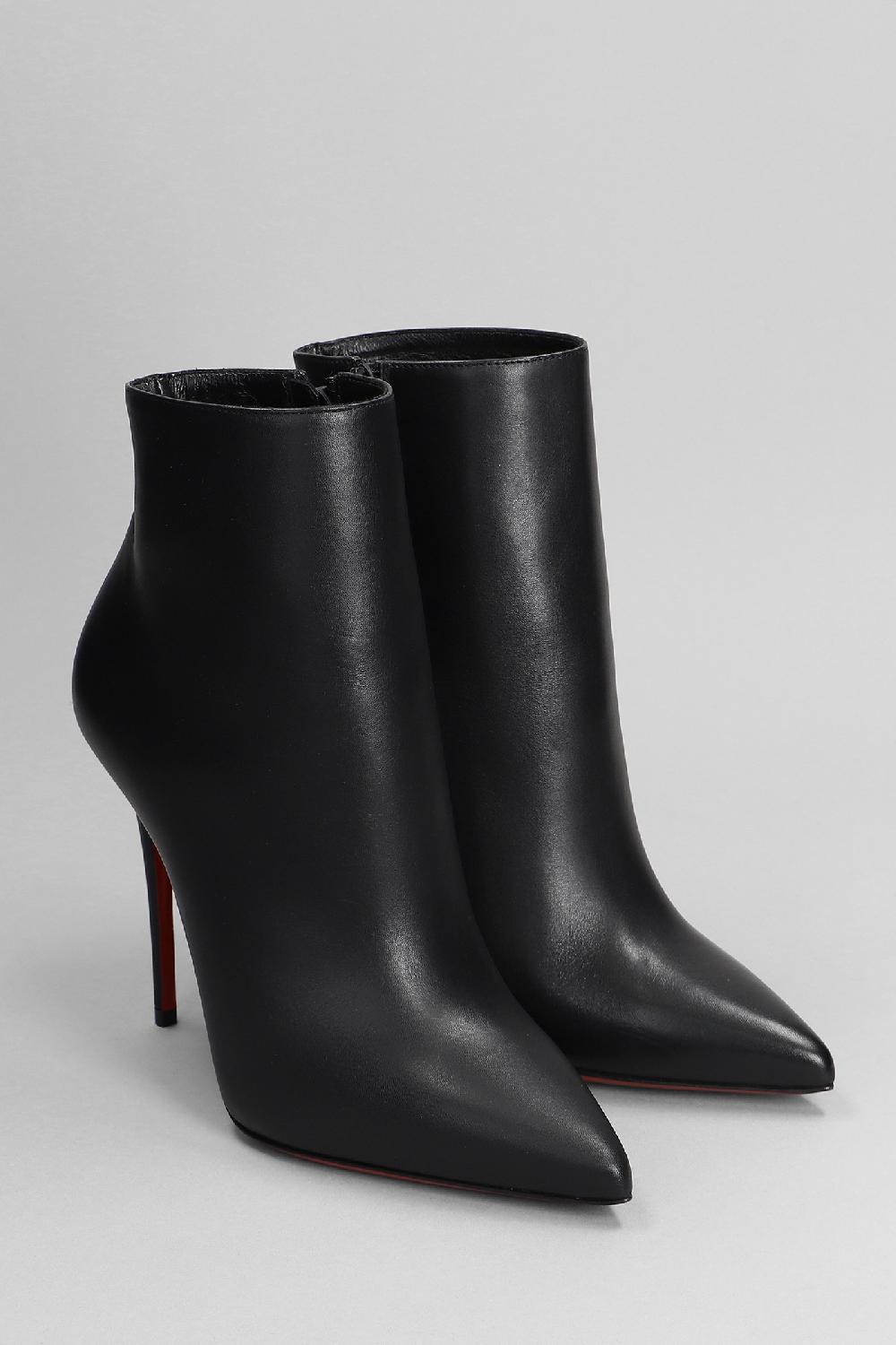 Deliberti Christian Louboutin Tronchetti Tacco Alto So Kate Booty In Pelle Nera Cod. 330139 - Deliberti The Luxury Shopping