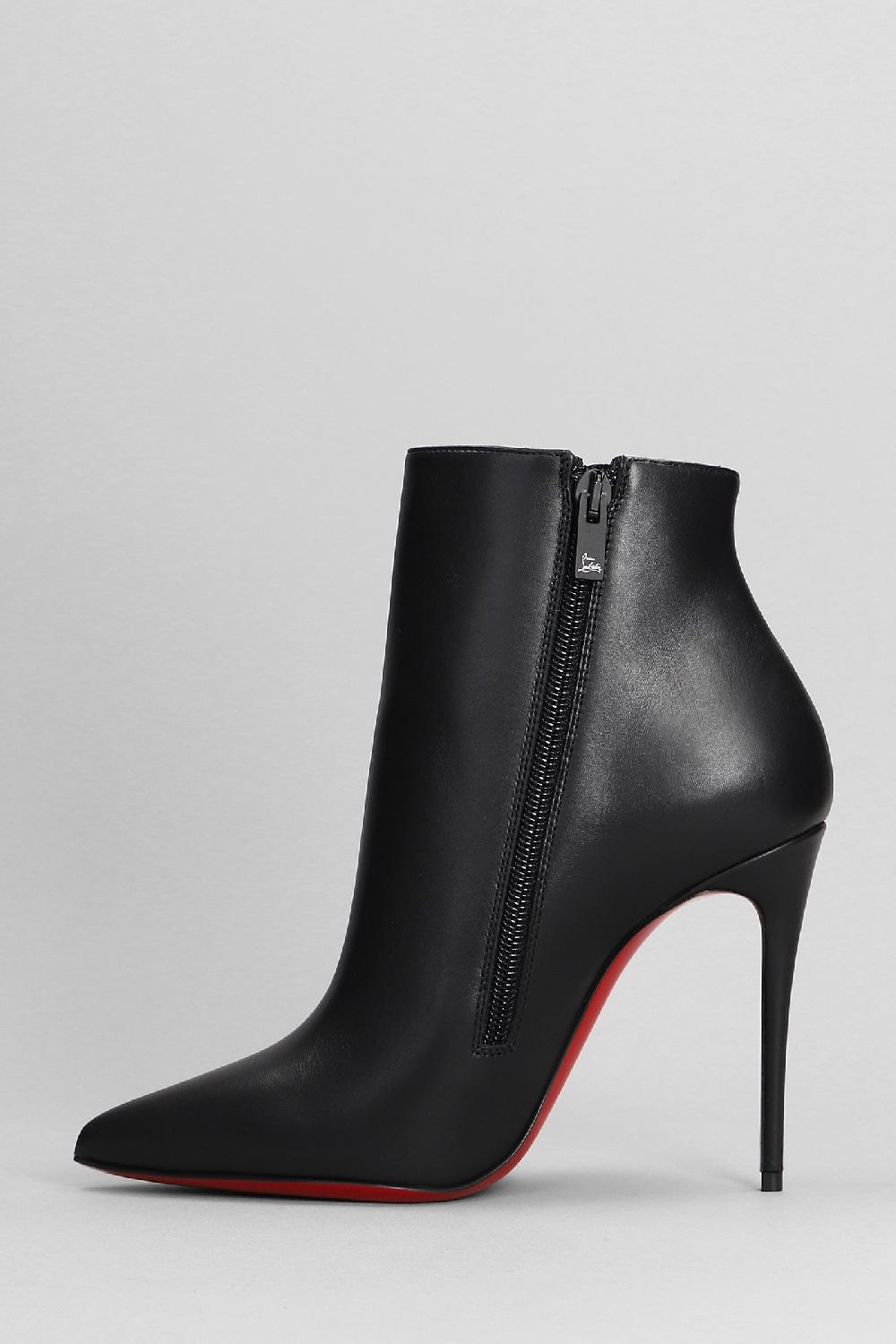 Deliberti Christian Louboutin Tronchetti Tacco Alto So Kate Booty In Pelle Nera Cod. 330139 - Deliberti The Luxury Shopping