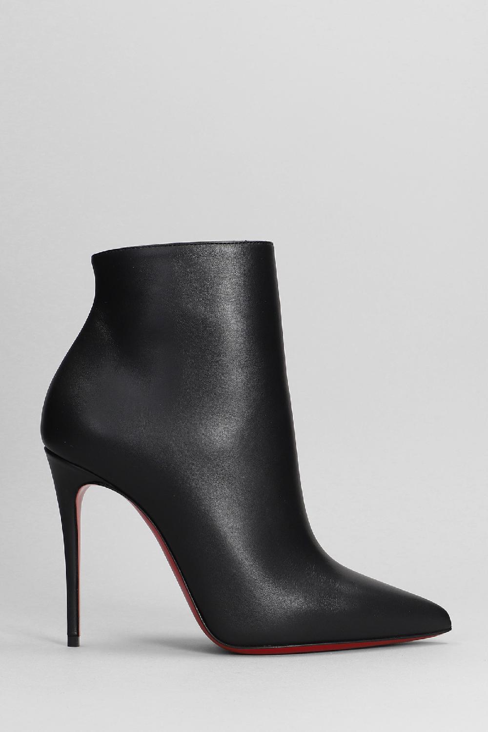 Deliberti Christian Louboutin Tronchetti tacco alto so kate booty in pelle nera cod. 330139 - Deliberti The Luxury Shopping