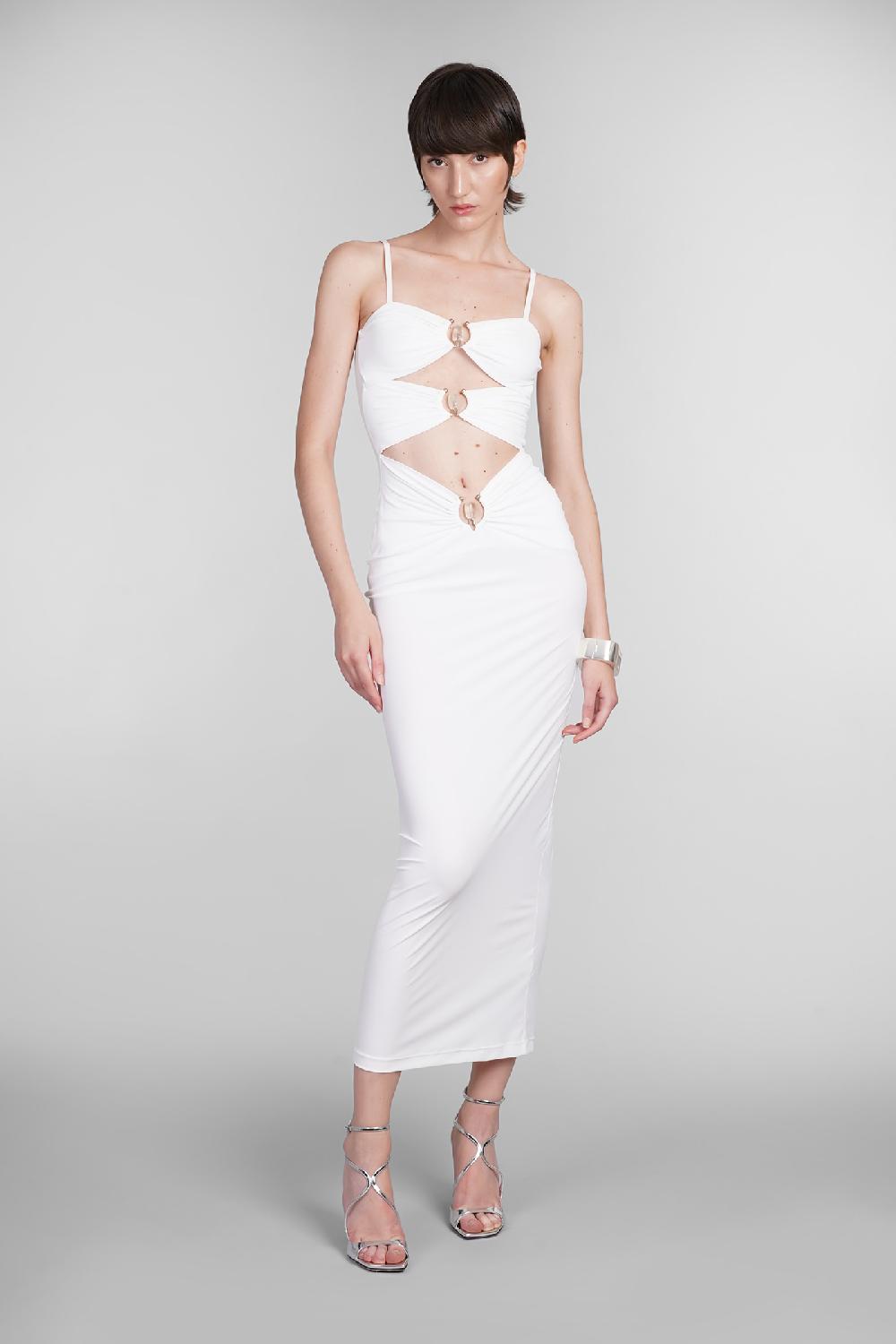 Deliberti Christopher Esber Abito In Poliammide Bianca Cod. 402359 - Deliberti The Luxury Shopping