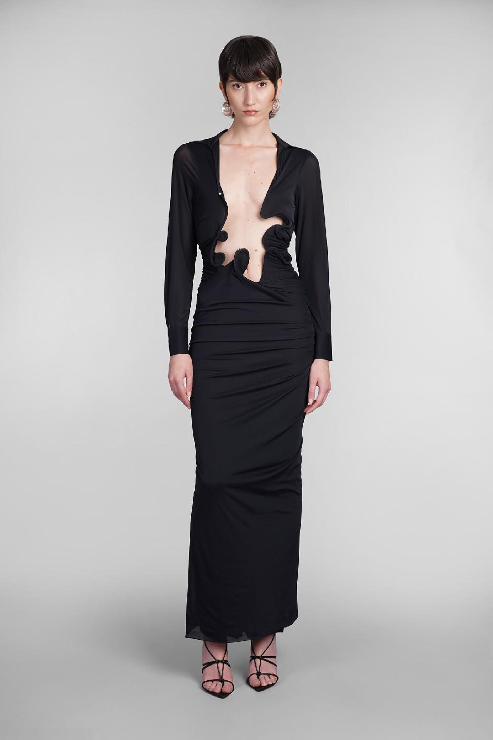 Deliberti Christopher Esber Abito in poliammide nera cod. 402364 - Deliberti The Luxury Shopping