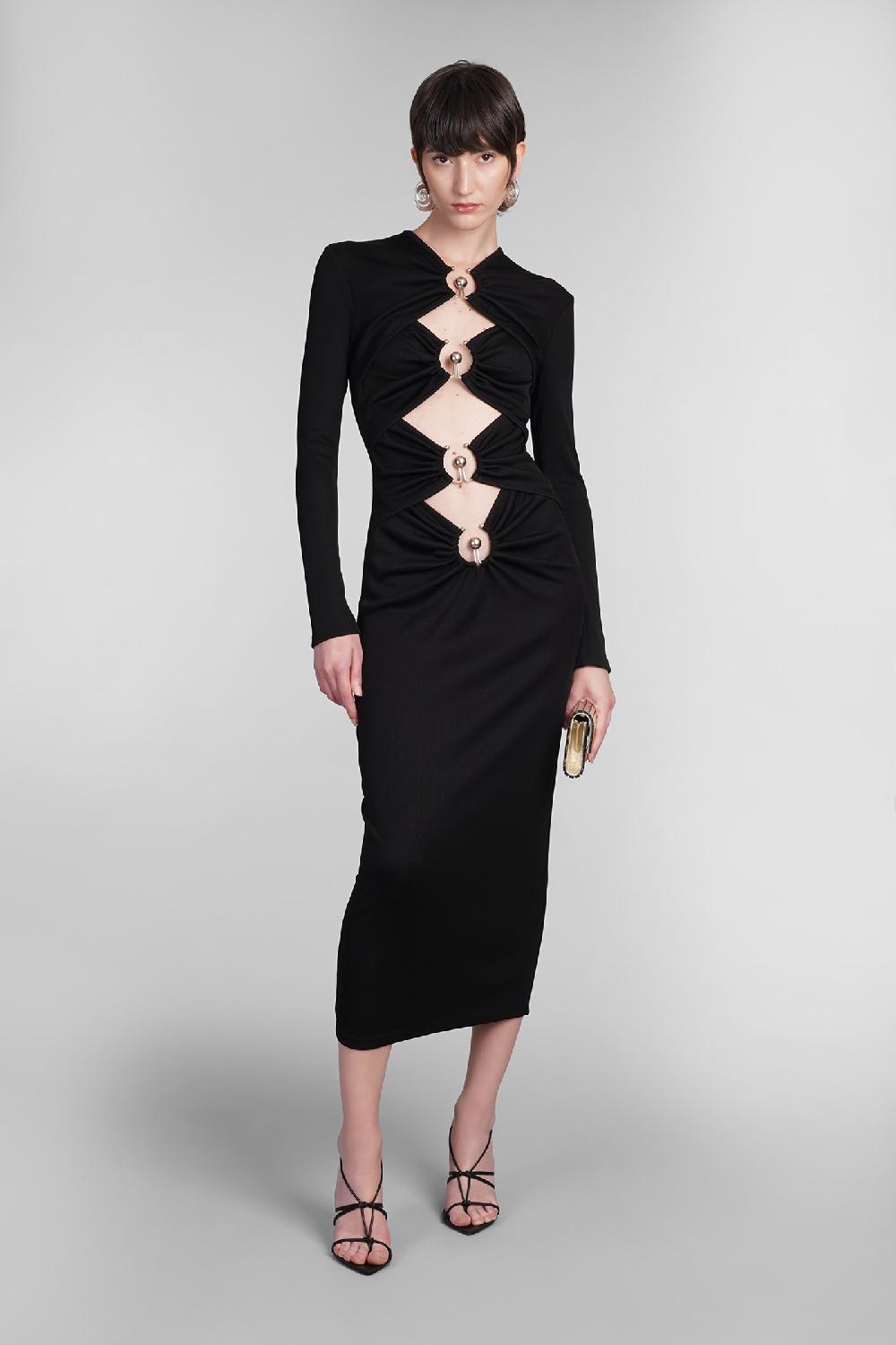 Deliberti Christopher Esber Abito In Poliestere Nero Cod. 402361 - Deliberti The Luxury Shopping