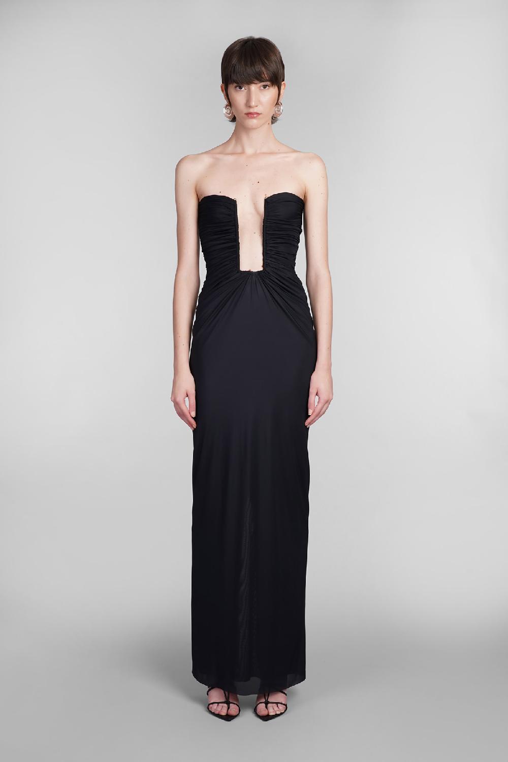 Deliberti Christopher Esber Abito in viscosa nera cod. 402376 - Deliberti The Luxury Shopping