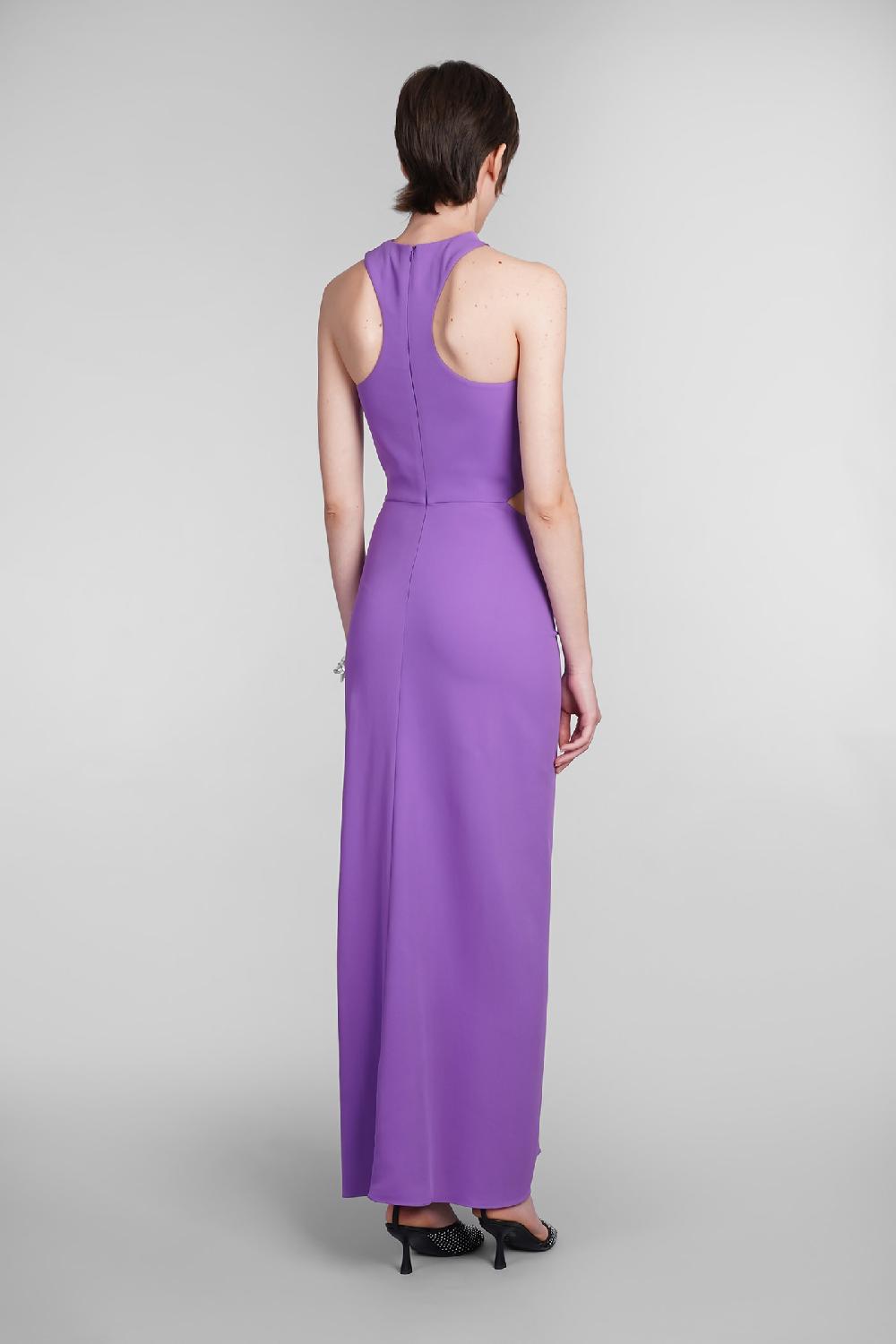 Deliberti Christopher Esber Abito In Viscosa Viola Cod. 402368 - Deliberti The Luxury Shopping