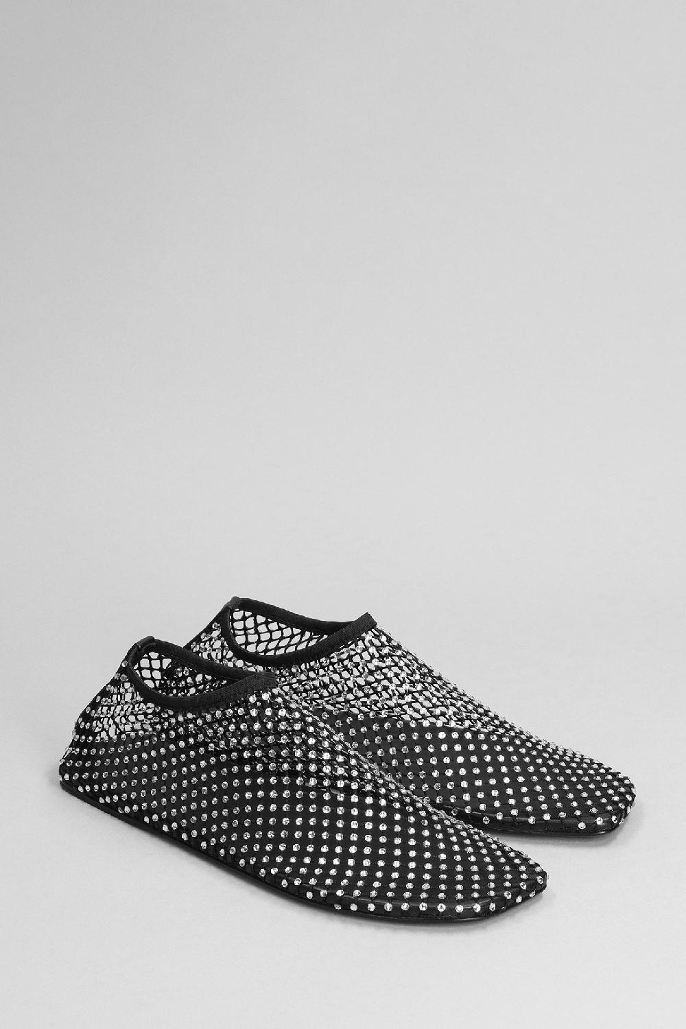 Deliberti Christopher Esber Ballerine Minette Flat In Nylon E Pelle Nera Cod. 396262 - Deliberti The Luxury Shopping