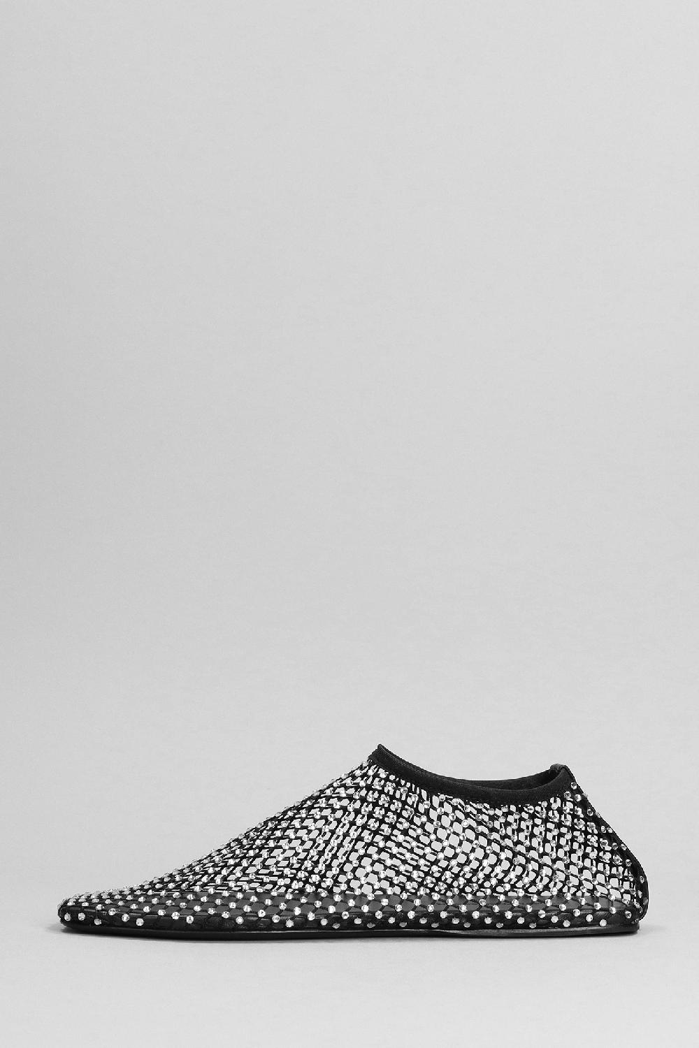 Deliberti Christopher Esber Ballerine Minette Flat In Nylon E Pelle Nera Cod. 396262 - Deliberti The Luxury Shopping