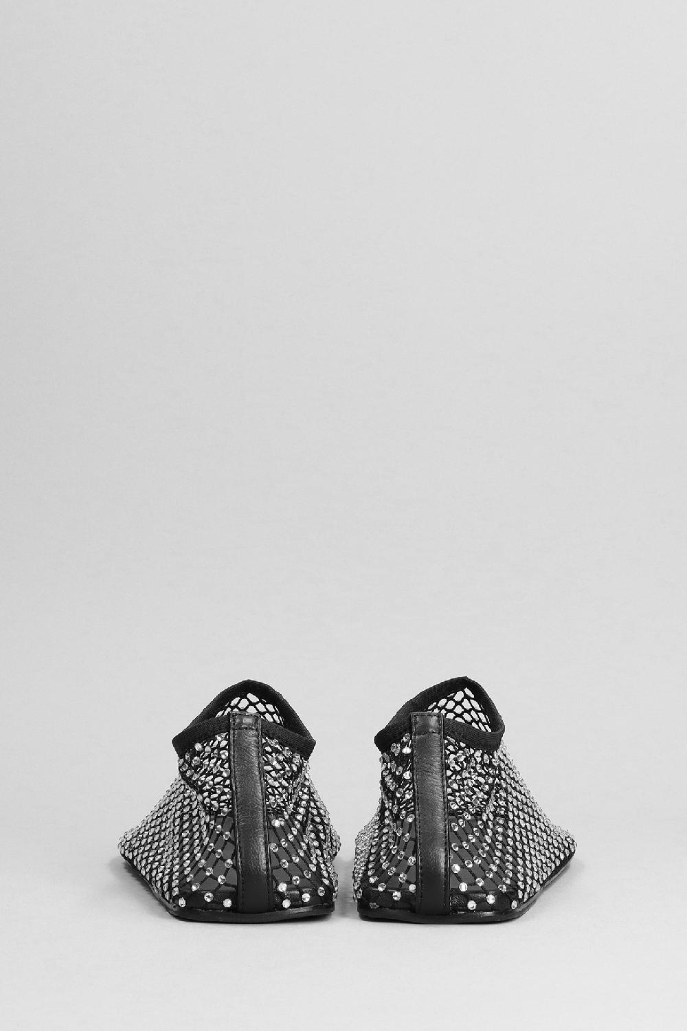 Deliberti Christopher Esber Ballerine Minette Flat In Nylon E Pelle Nera Cod. 396262 - Deliberti The Luxury Shopping