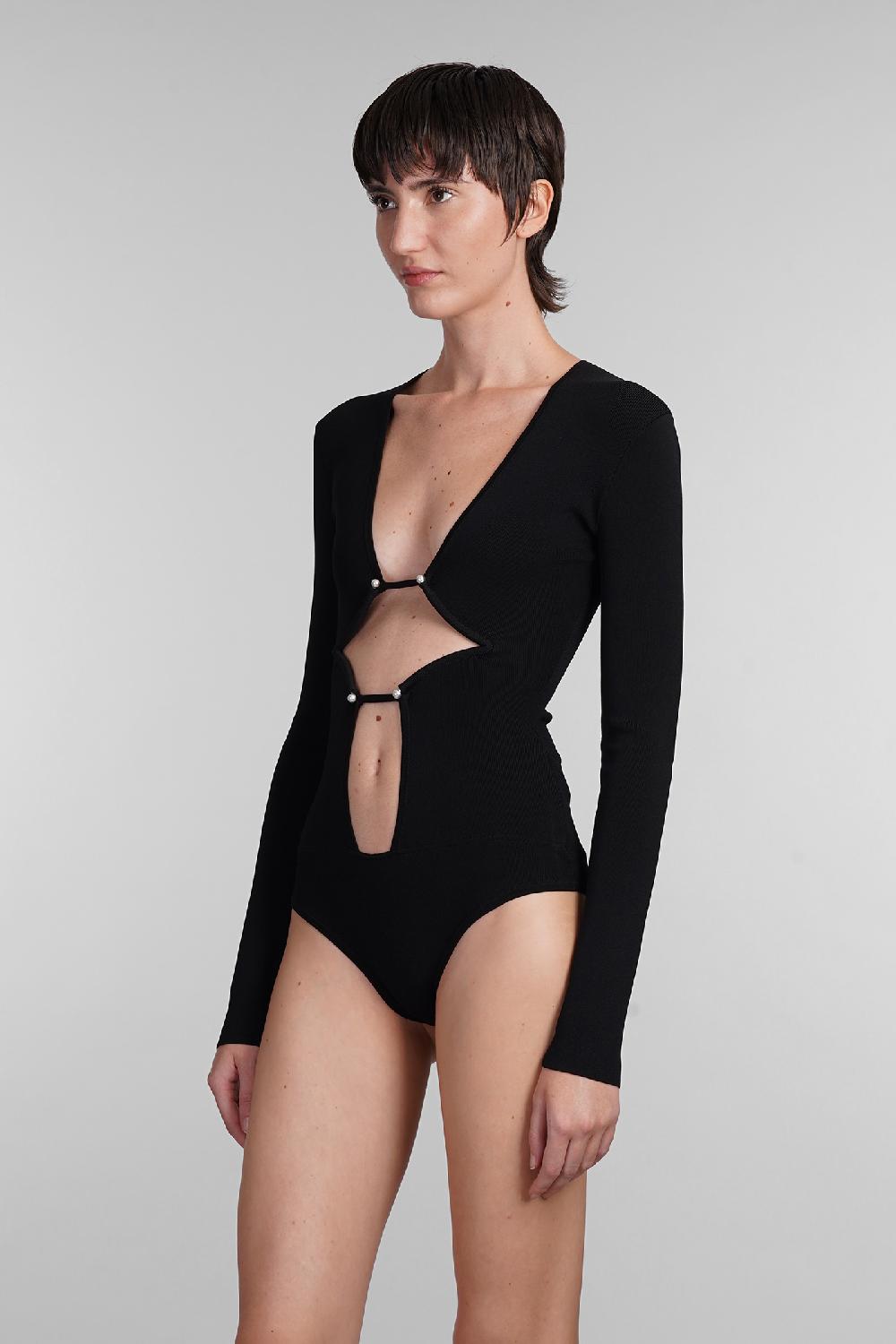 Deliberti Christopher Esber Body In Viscosa Nera Cod. 407679 - Deliberti The Luxury Shopping