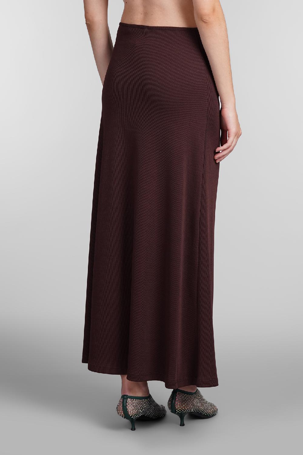 Deliberti Christopher Esber Gonna In Poliestere Bordeaux Cod. 407680 - Deliberti The Luxury Shopping