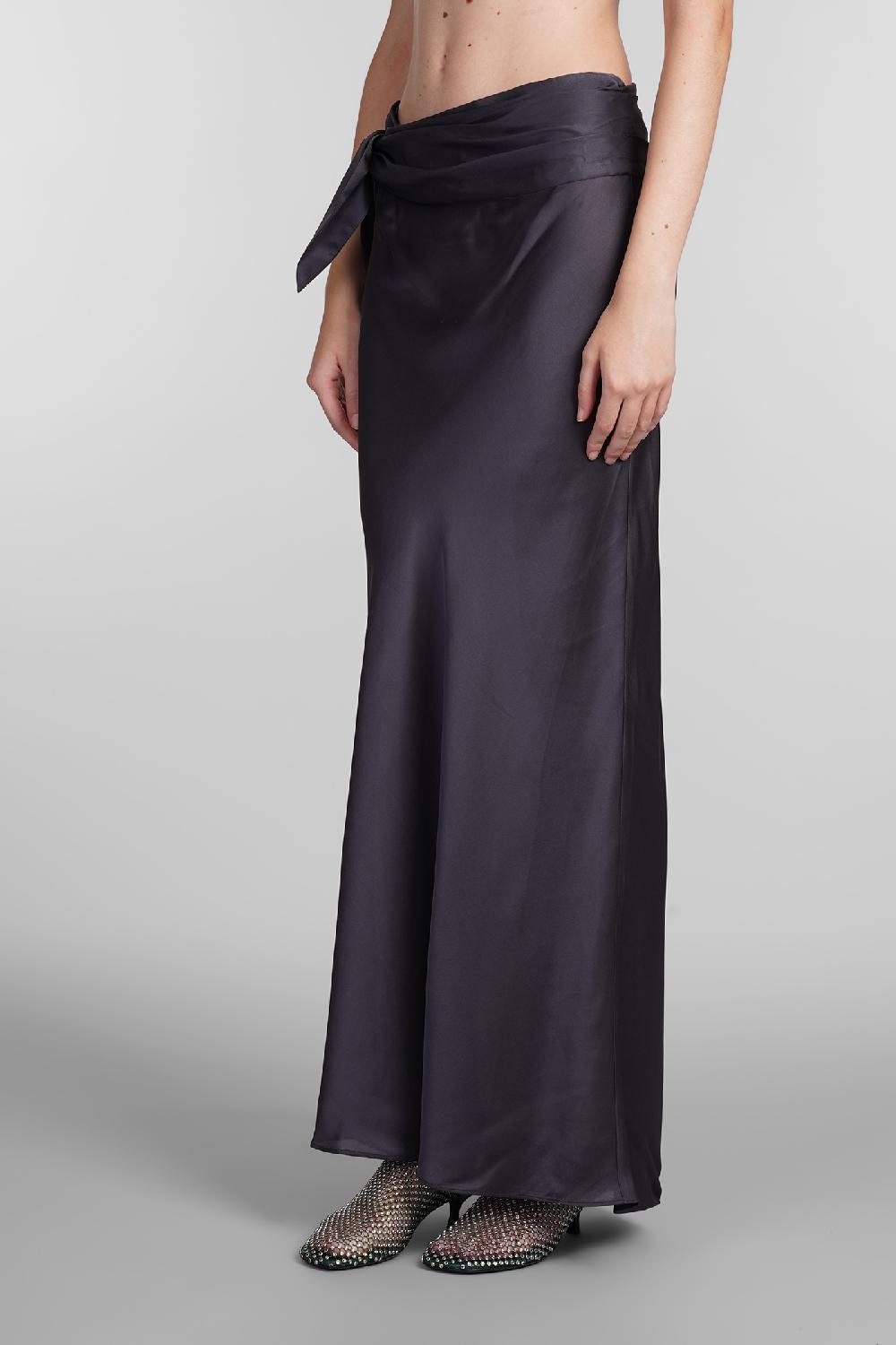 Deliberti Christopher Esber Gonna In Seta Grigia Cod. 407682 - Deliberti The Luxury Shopping