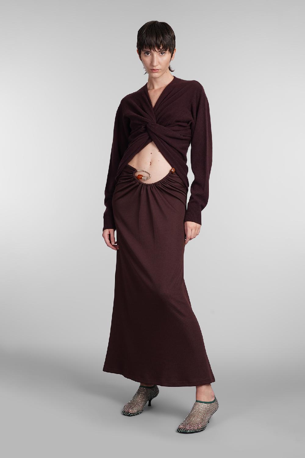 Deliberti Christopher Esber Maglia In Cashmere Bordeaux Cod. 407677 - Deliberti The Luxury Shopping