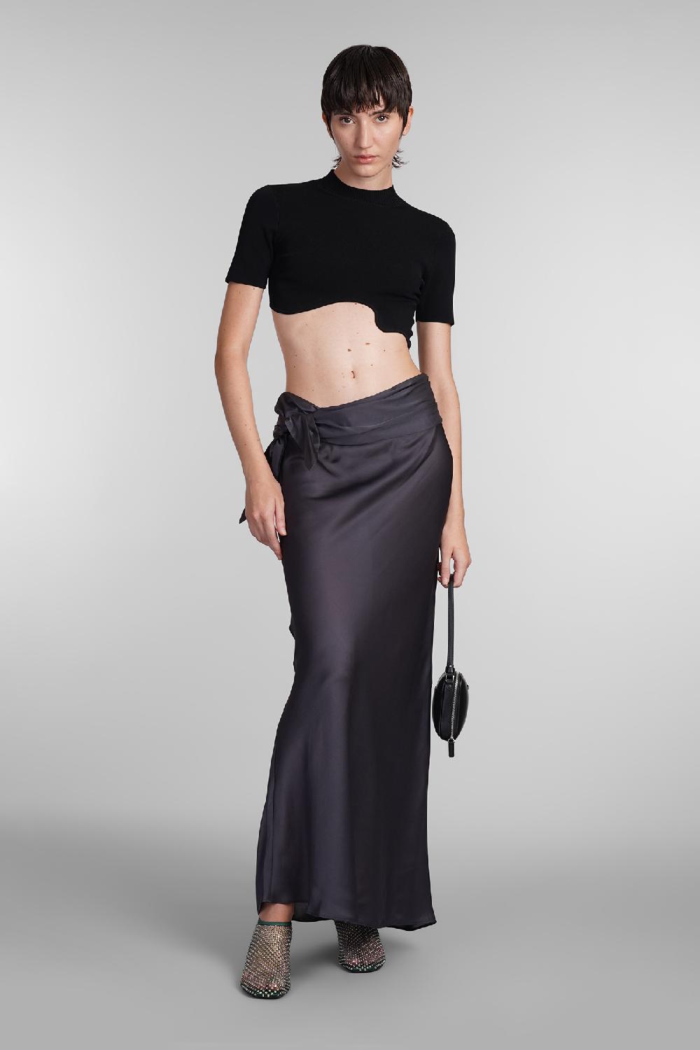 Deliberti Christopher Esber Topwear In Viscosa Nera Cod. 402375 - Deliberti The Luxury Shopping